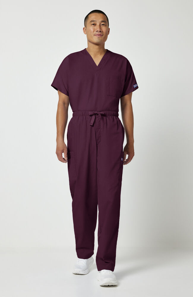 Men's Drawstring Cargo Scrub Pant — official angle 2