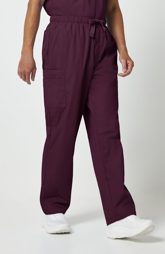 Men's Drawstring Cargo Scrub Pant — official angle 3