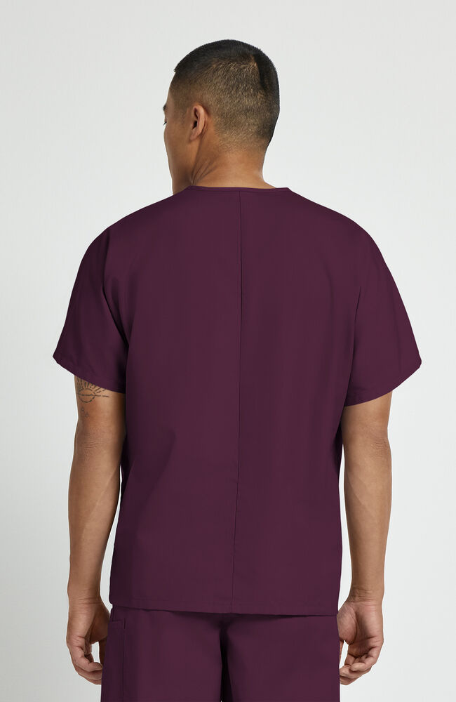 Unisex V-Neck 1-Pocket Scrub Top — official angle 5