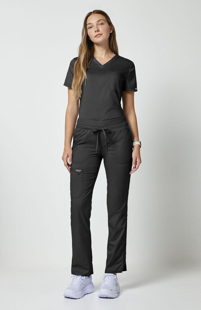 Women's Tapered Leg Drawstring Scrub Pant — official angle 2