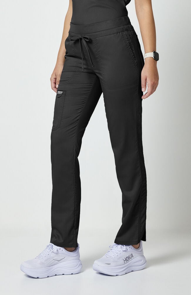 Women's Tapered Leg Drawstring Scrub Pant — official angle 4