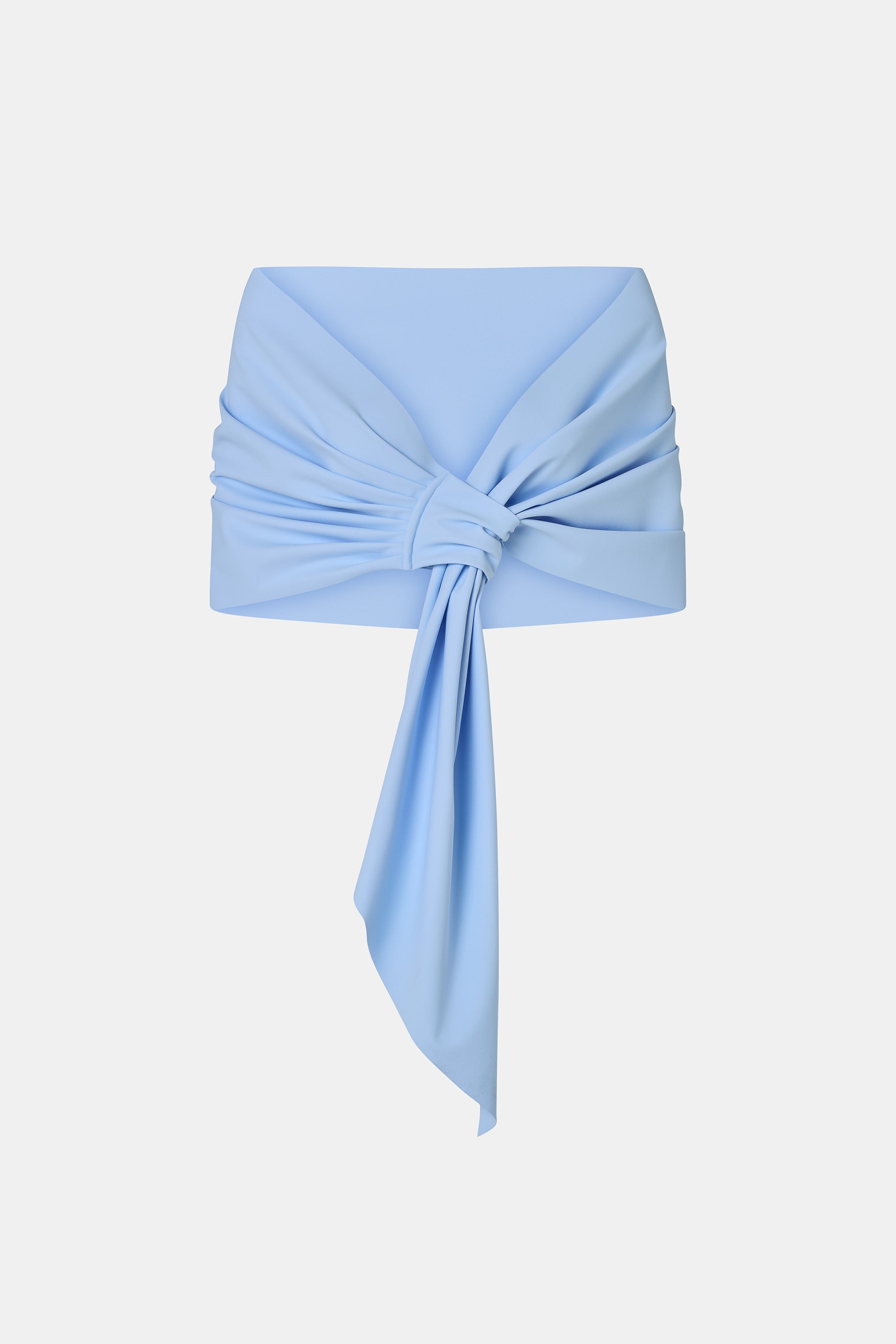 blue draped view