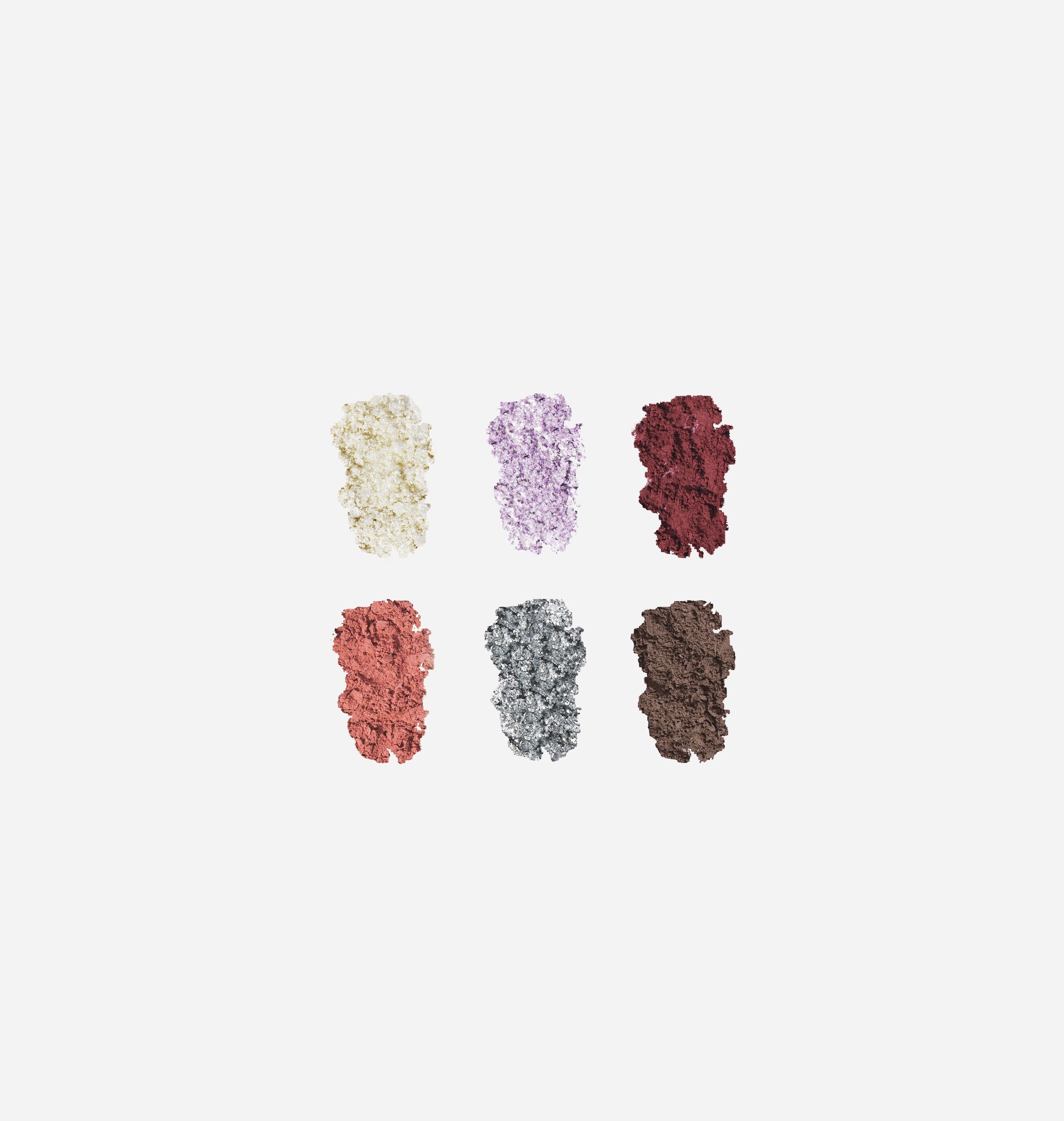 Sparkling shade swatches