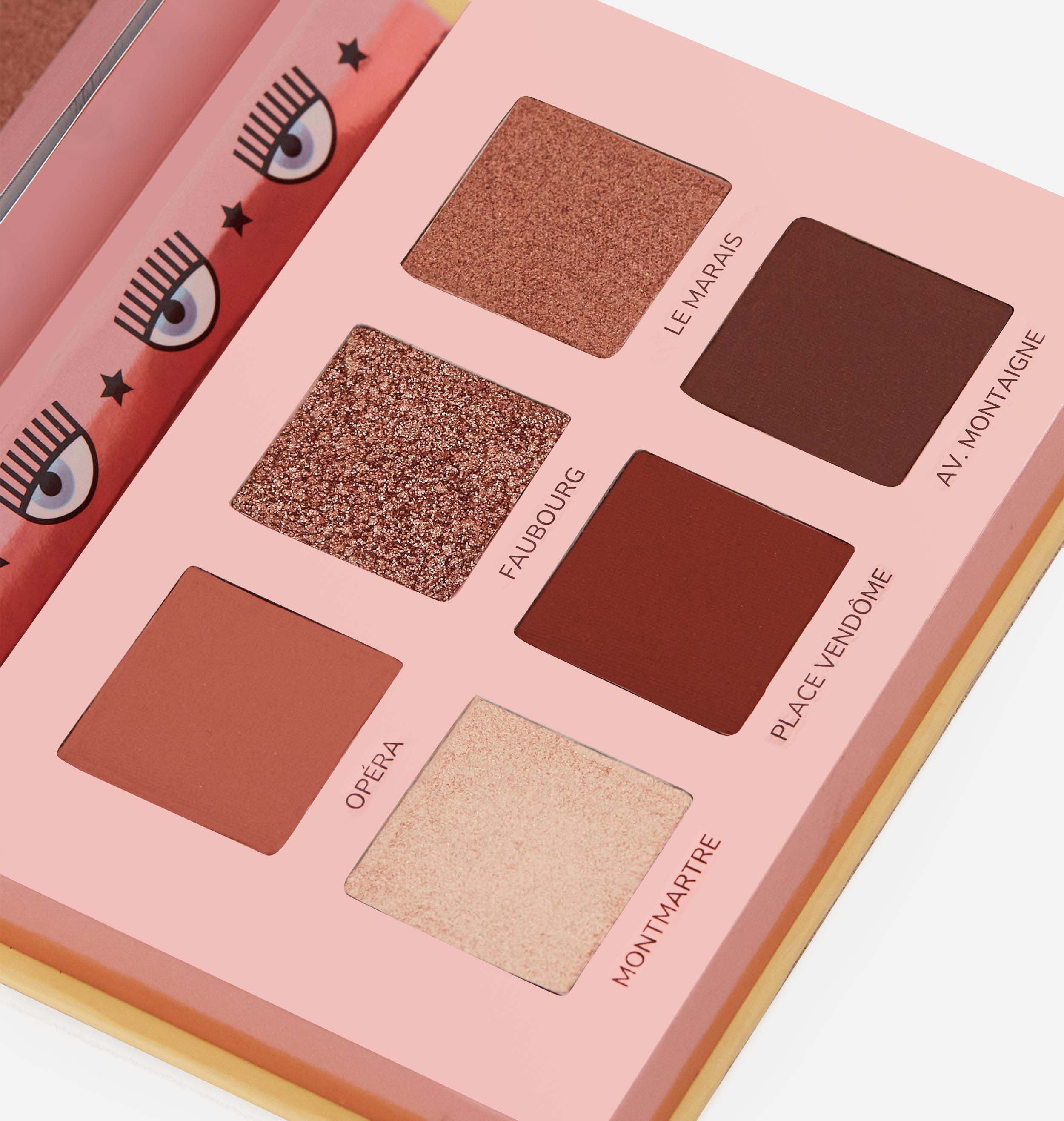 Paris brown-nude shade set