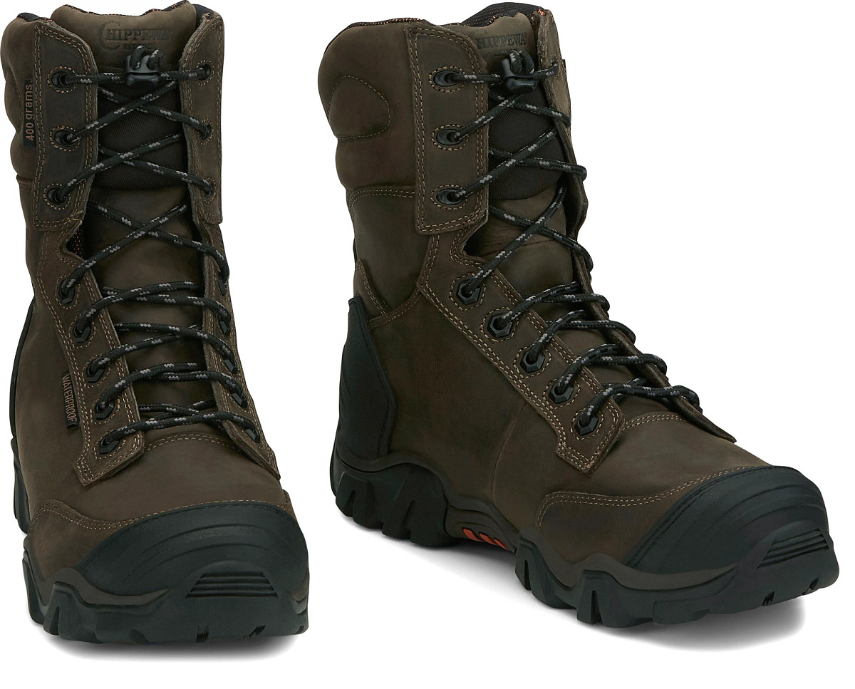 Cross Terrain 8" Waterproof Insulated Nano Comp Toe Hiker