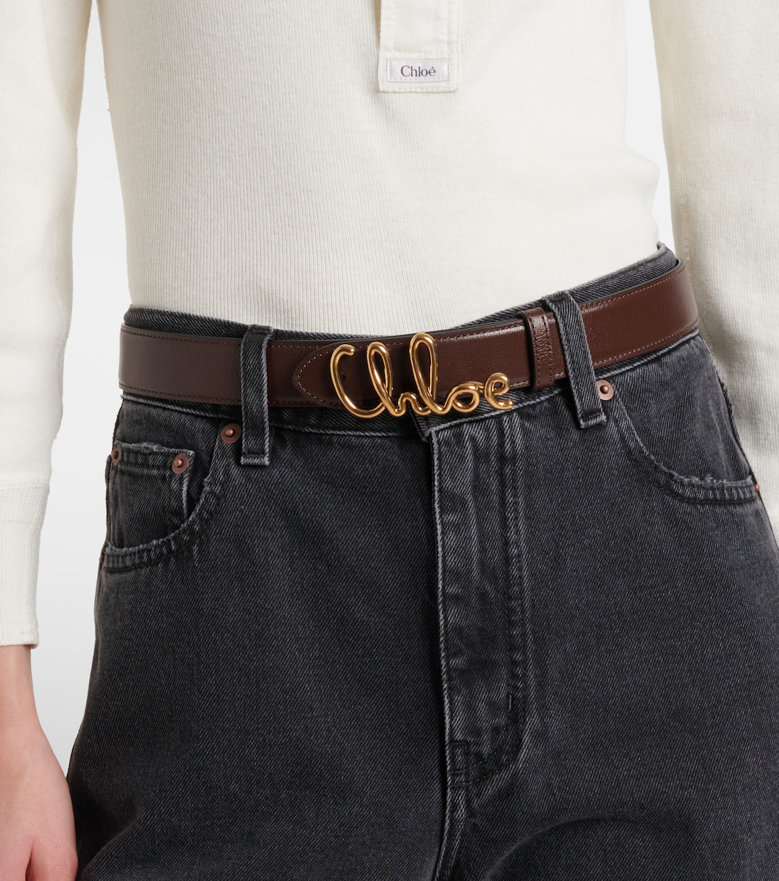 Full length of the belt