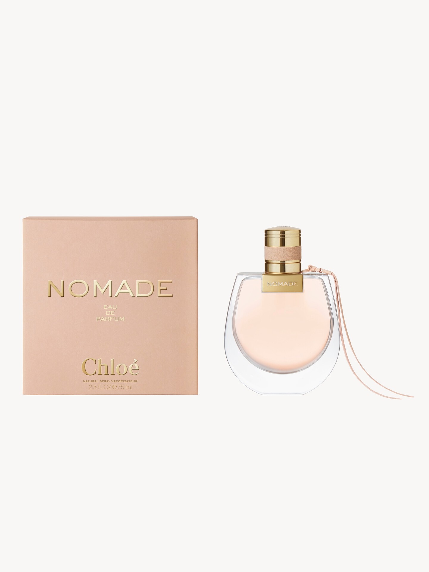 Bottle with its blush-pink box