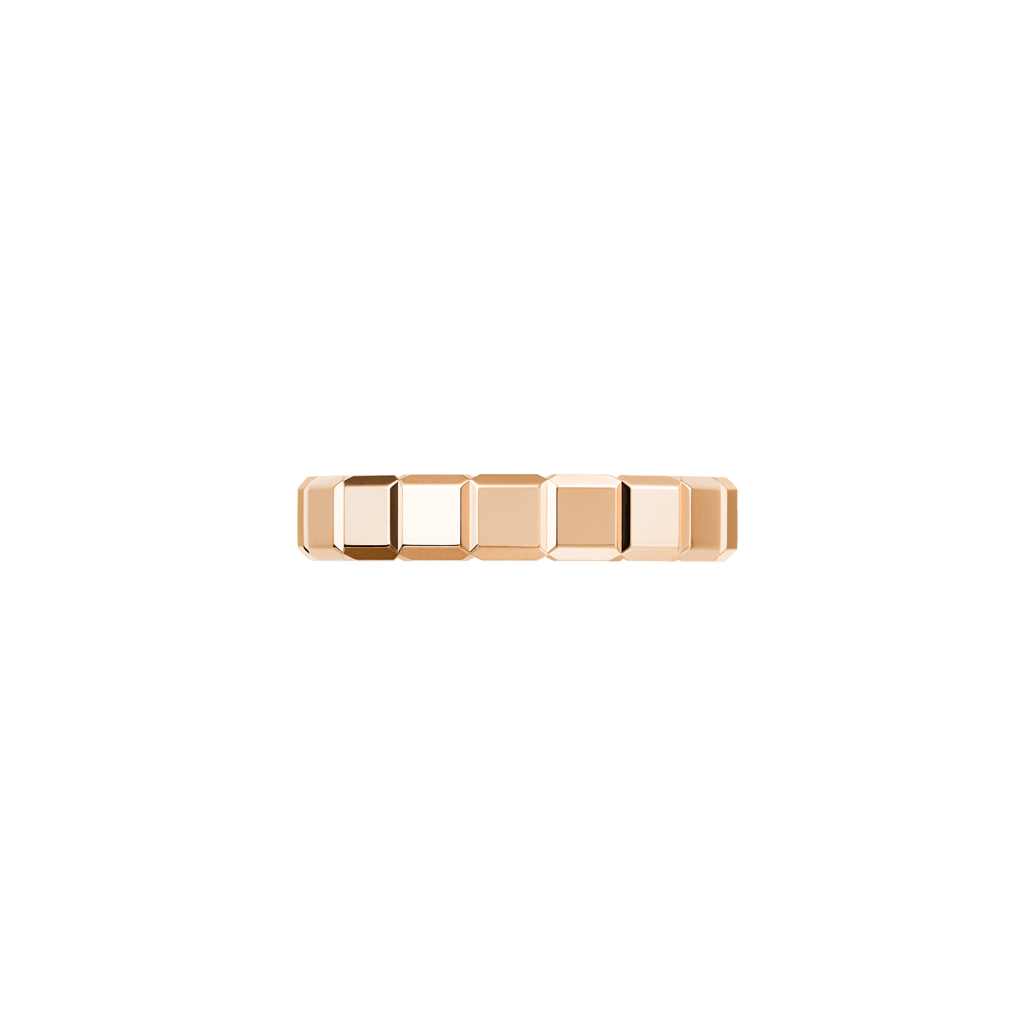 Side view emphasizing the cubic geometry
