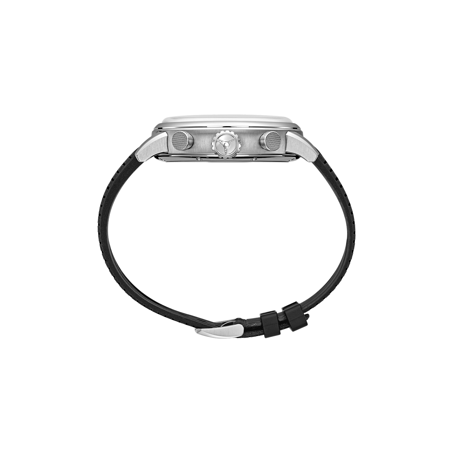 Side profile with chronograph pushers