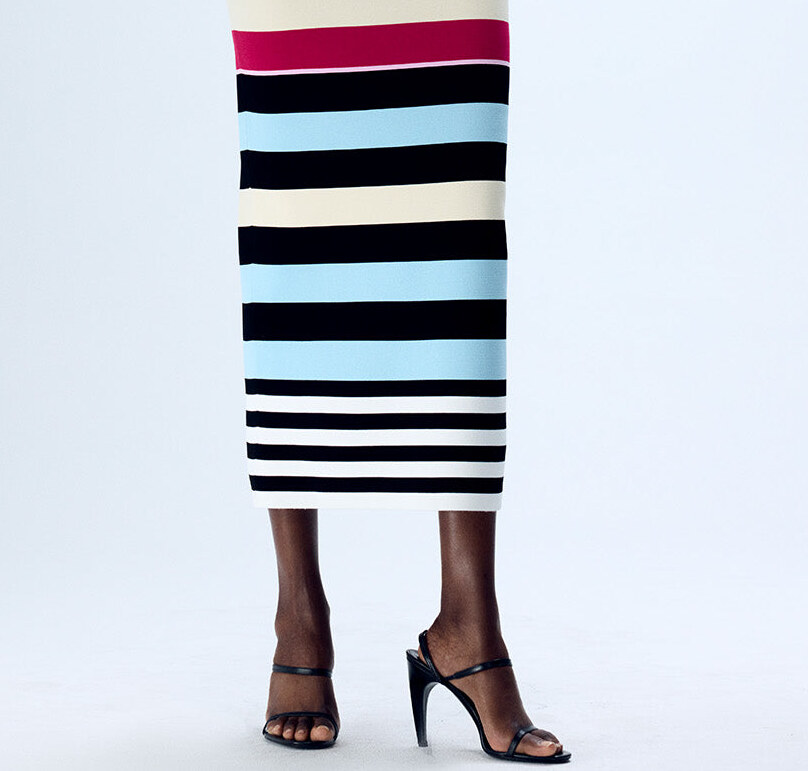 Hem and column silhouette crop