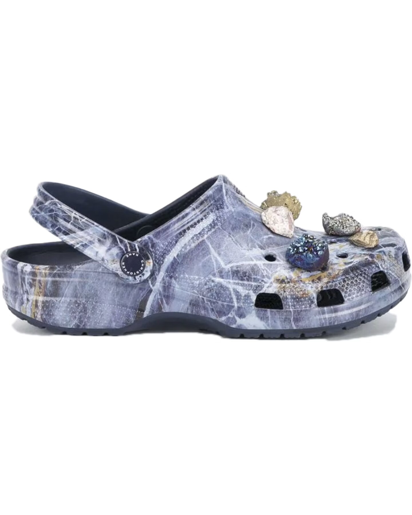 Blue marble Christopher Kane x Crocs clog