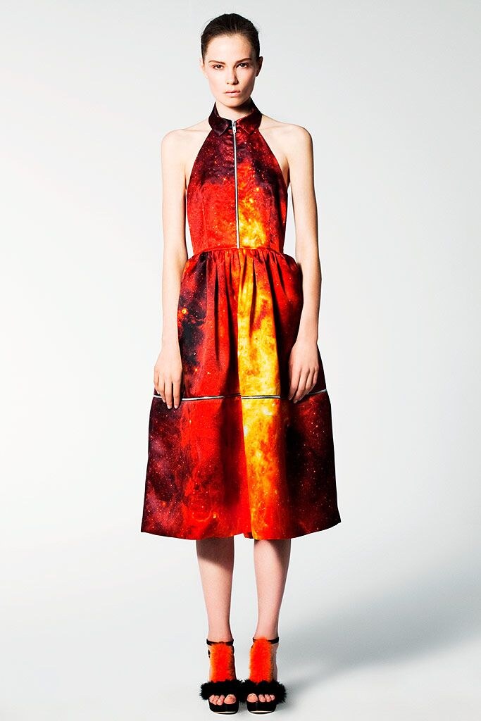 Galaxy Print Dress
