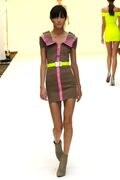 Taupe mini with fluorescent belt line