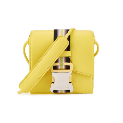 Bright yellow mini Safety Buckle bag