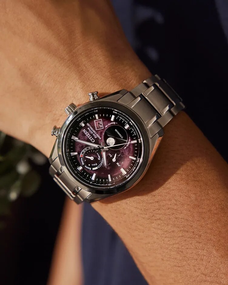 watch on wrist