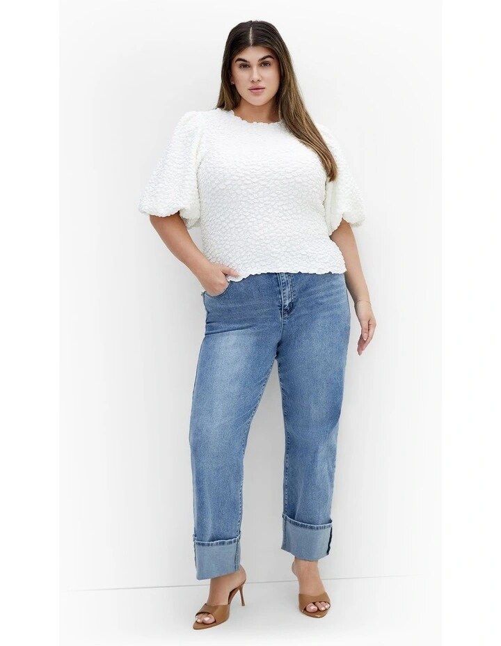Chrissie Balloon Sleeve Top