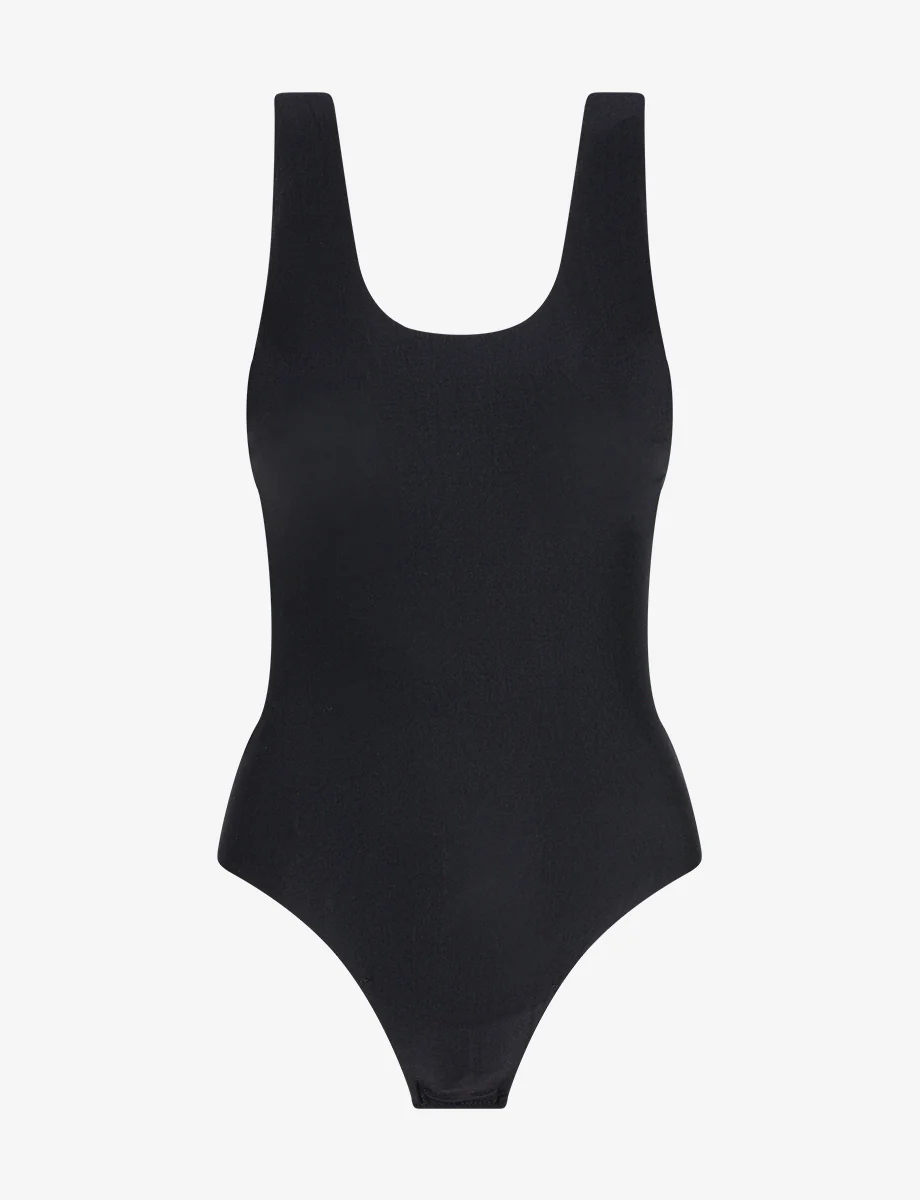 Butter Tank Bodysuit — alternate studio view in midnight