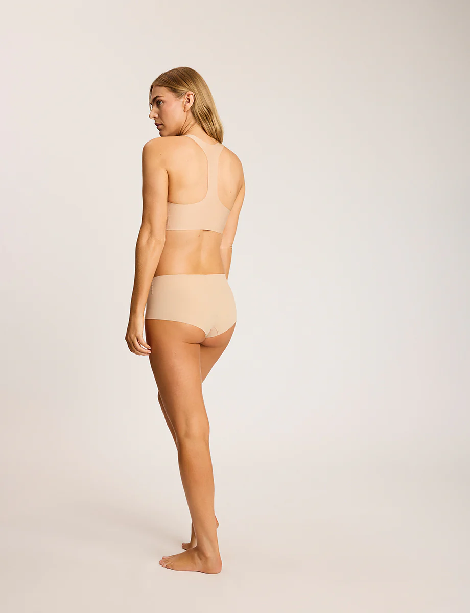 Classic Boyshort — back view in true nude