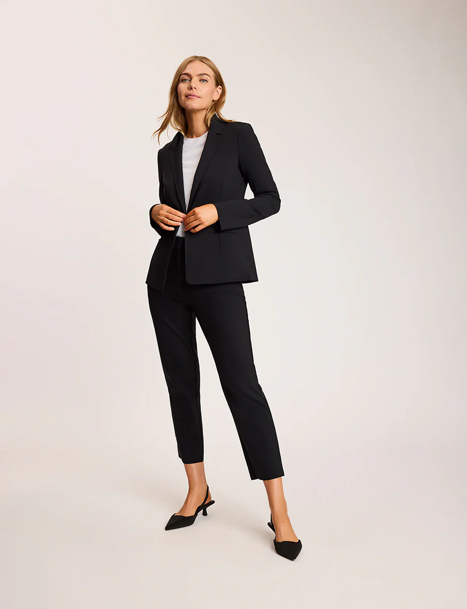 Neoprene CEO Blazer — front view in black