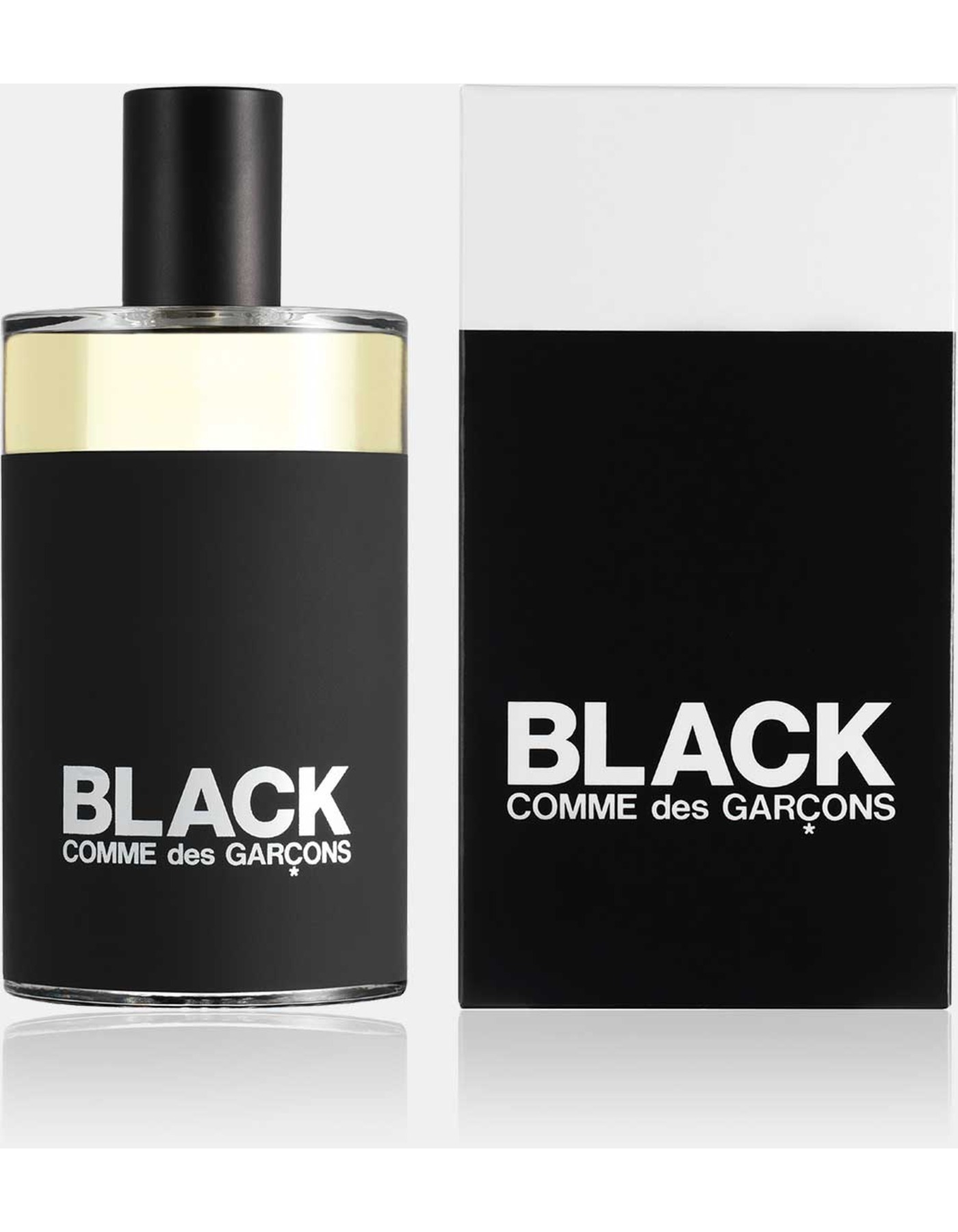 BLACK Comme des Garçons carton and product packaging
