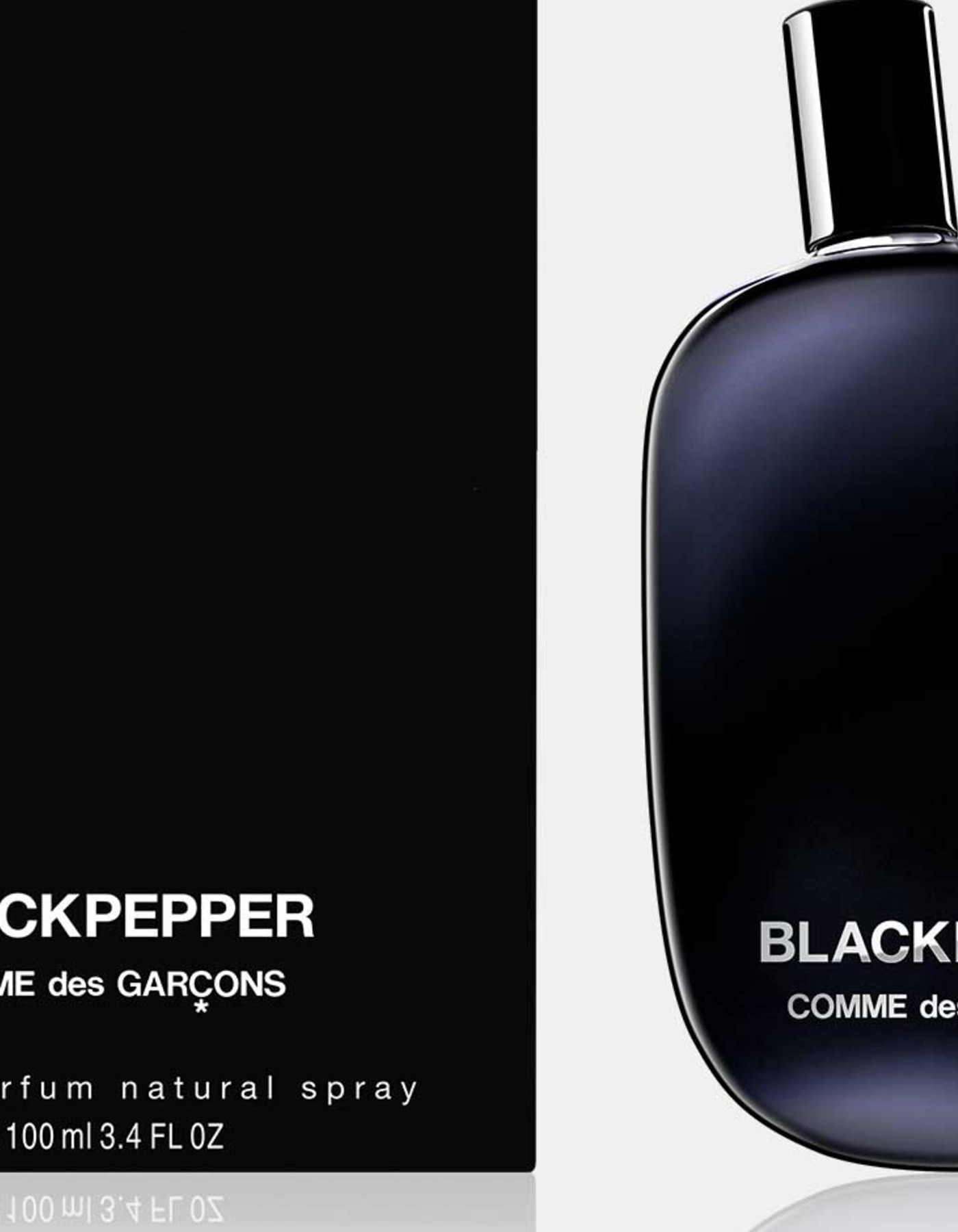 close crop of the outer packaging typography