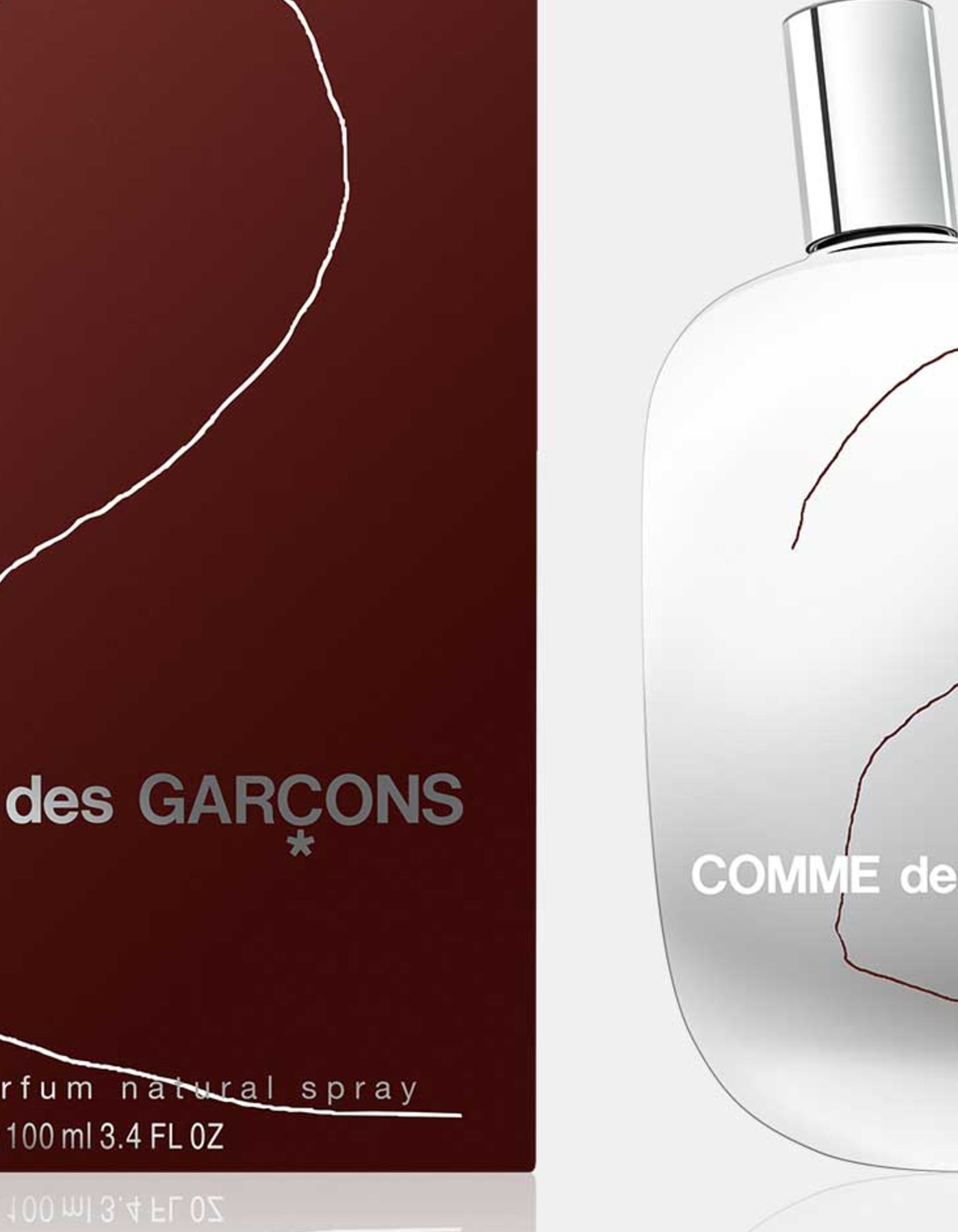 close crop of the outer packaging typography