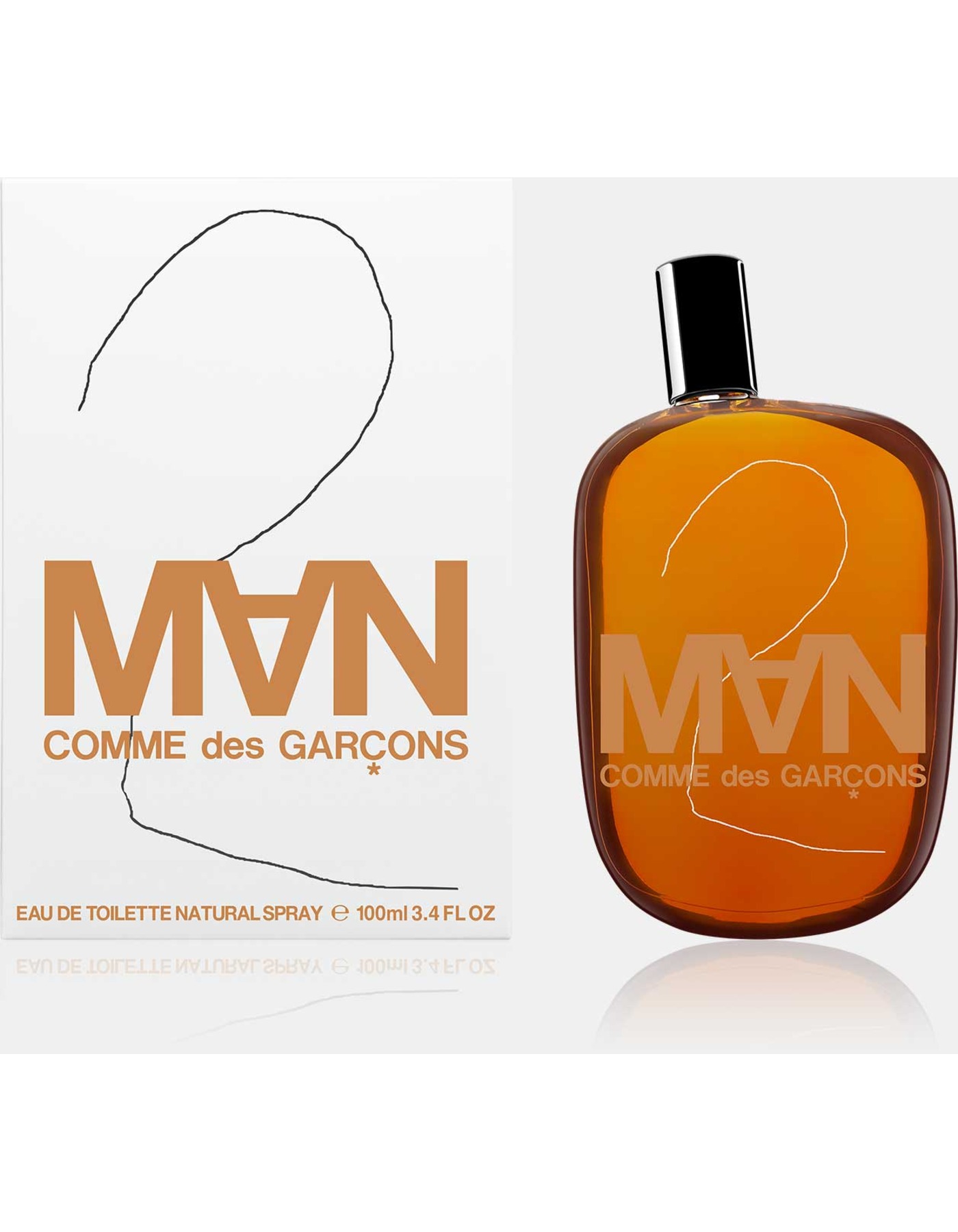CDG2 Man carton and product packaging