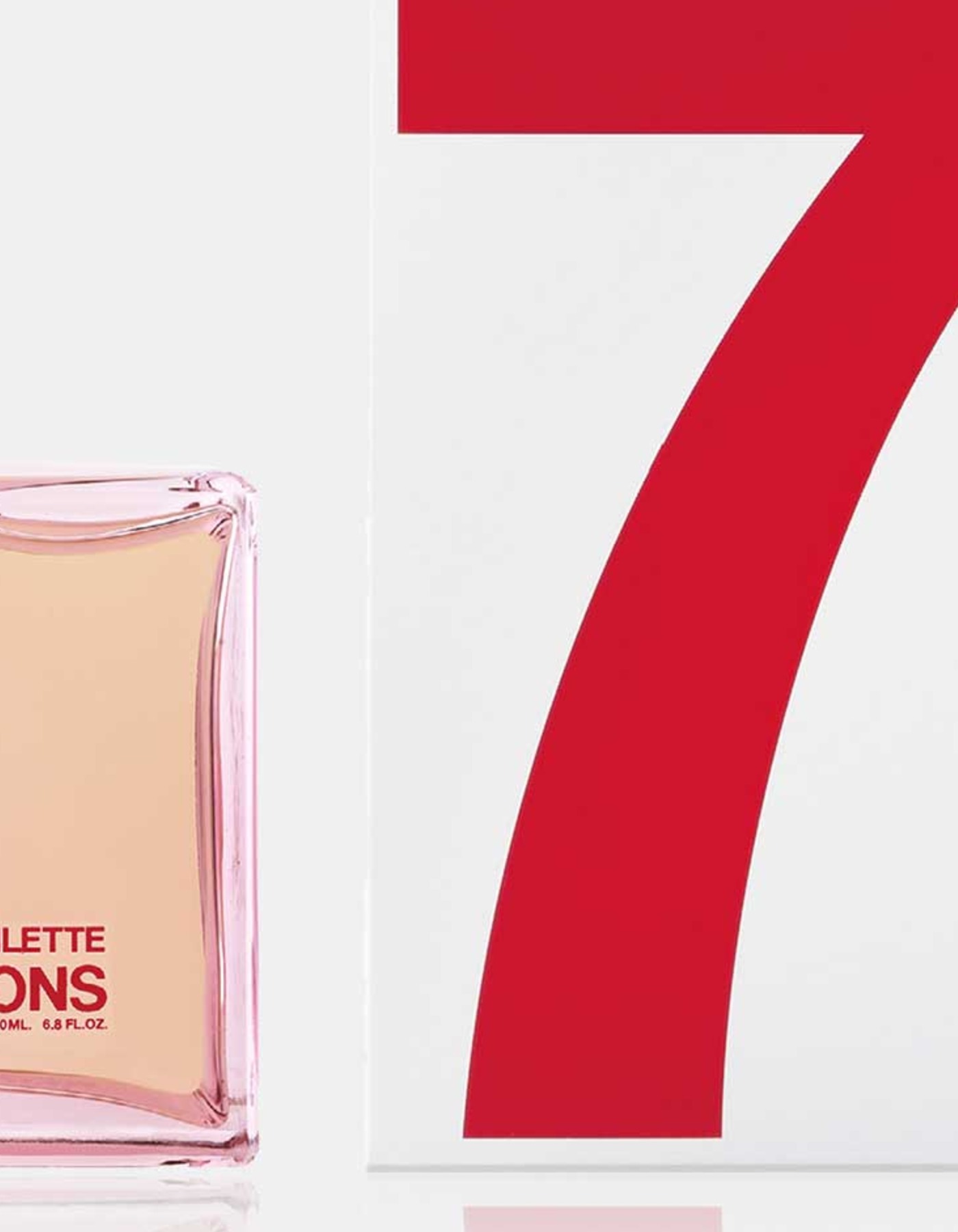 close crop of the outer packaging typography