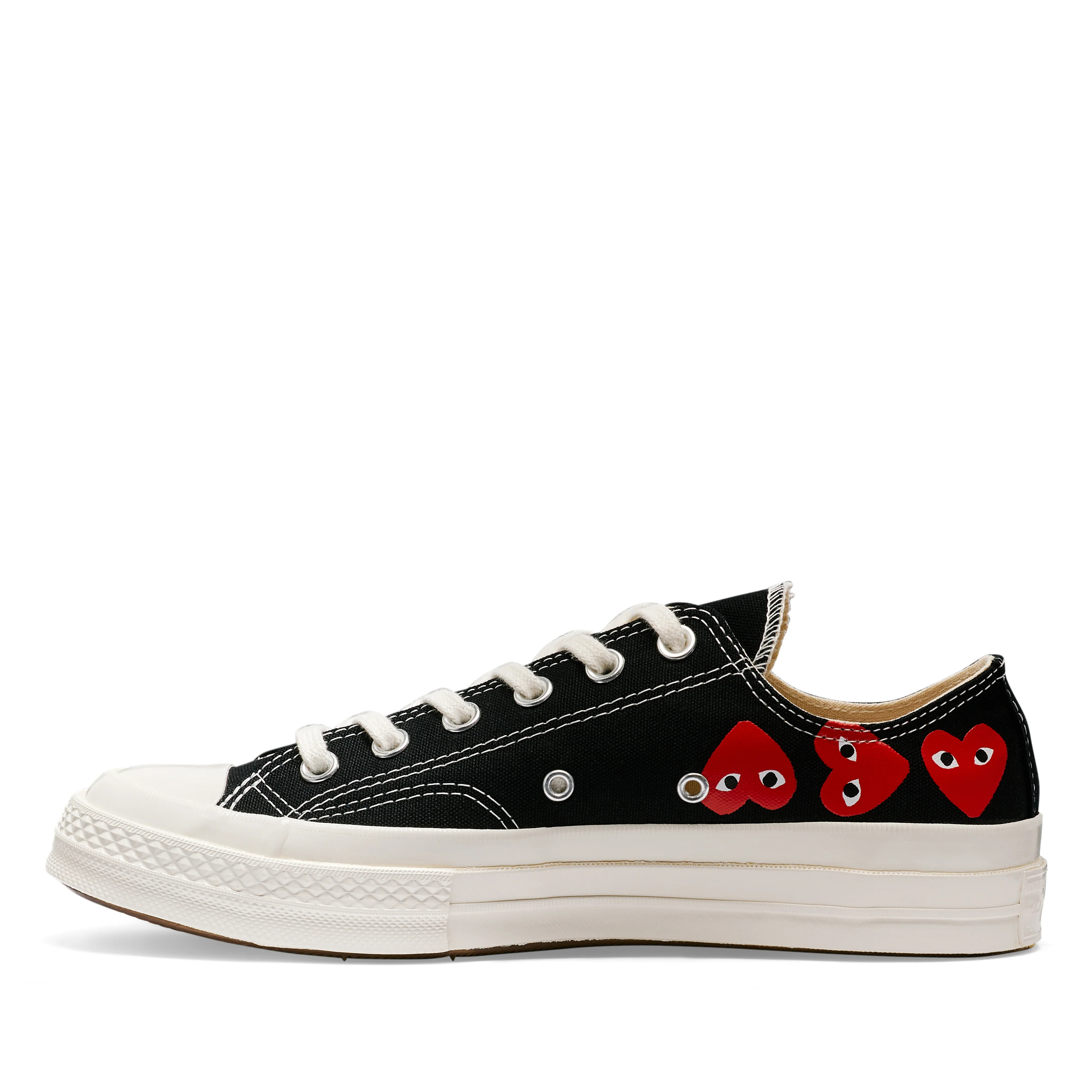 black low-top side view
