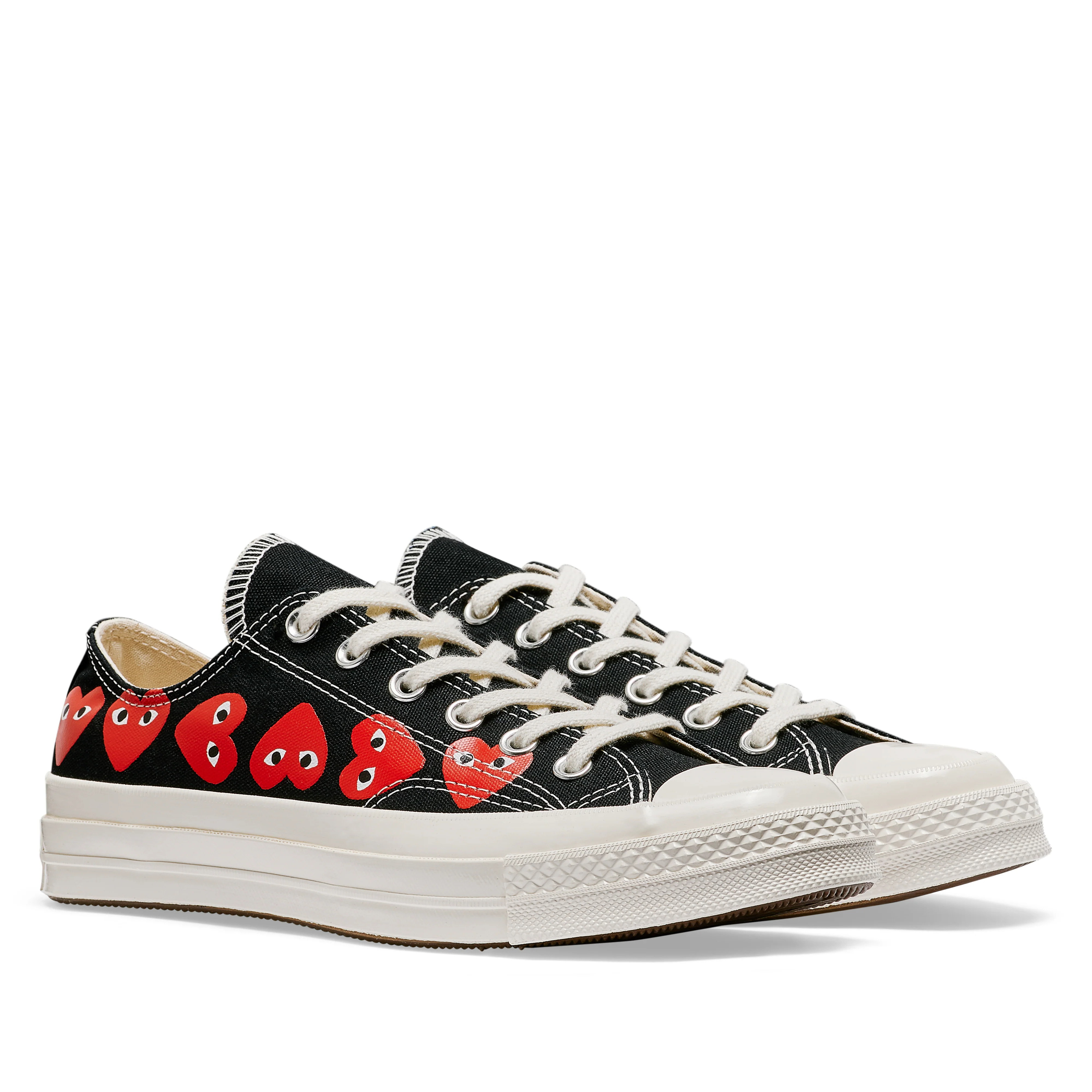 black low-top sole view