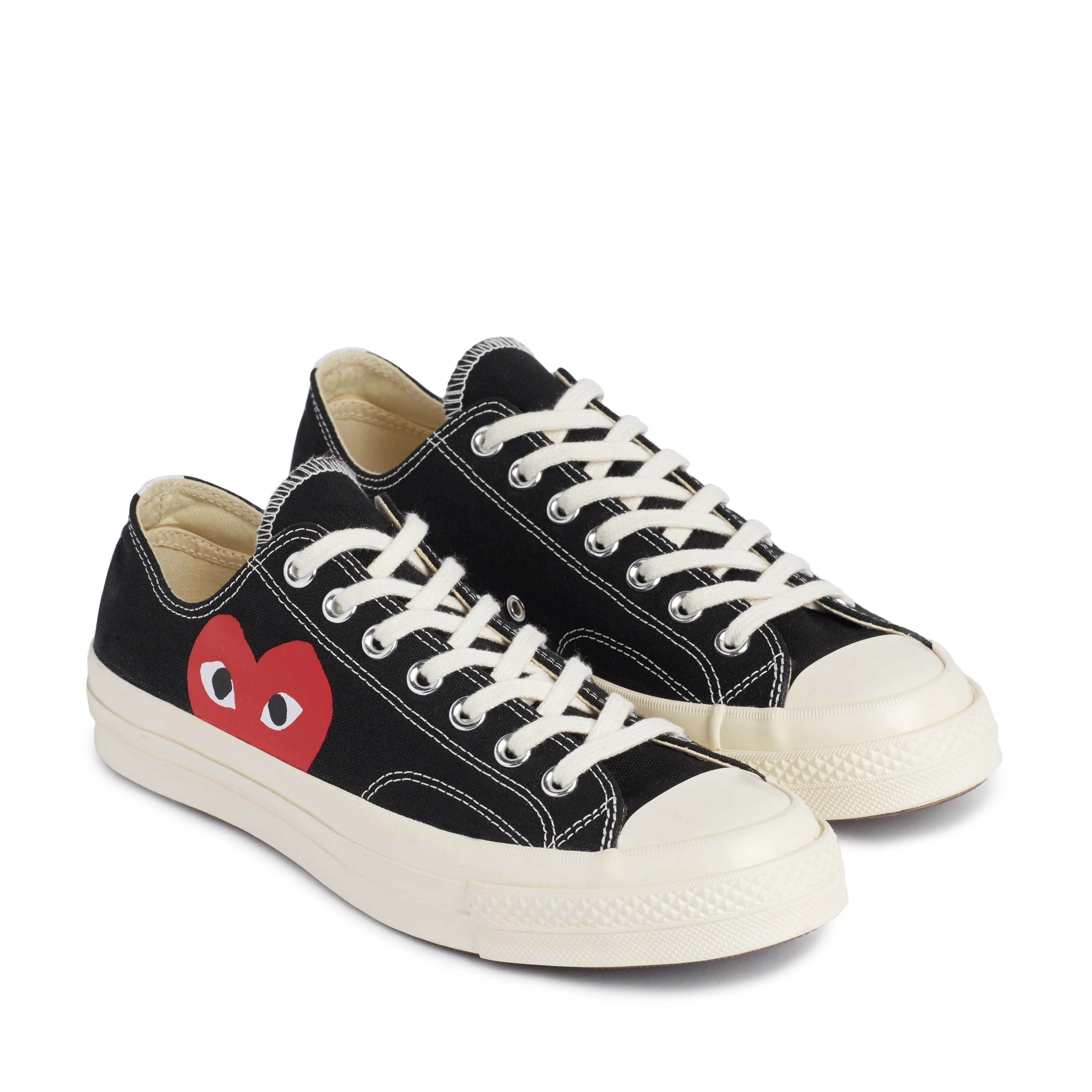black low-top side view