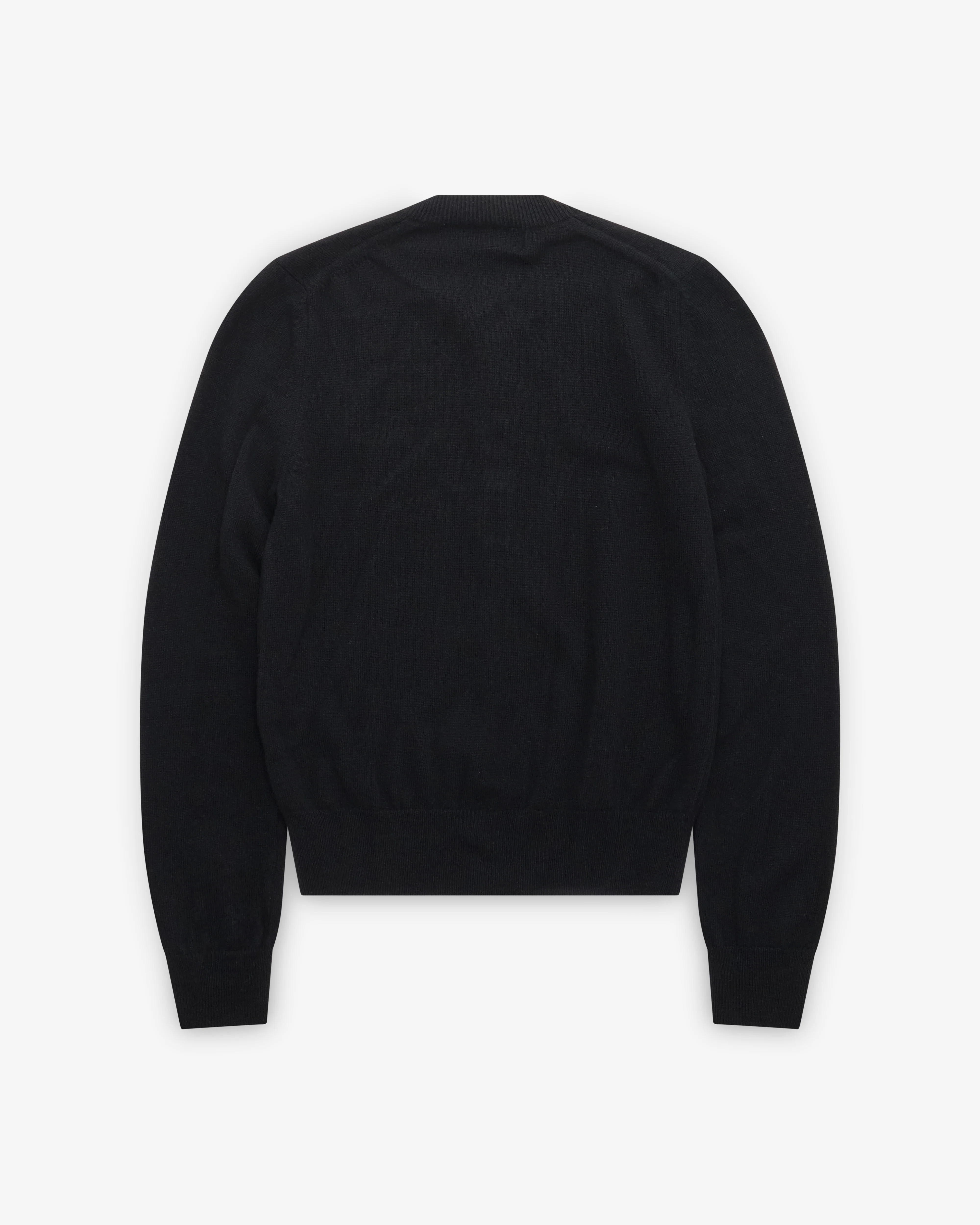 black cardigan detail