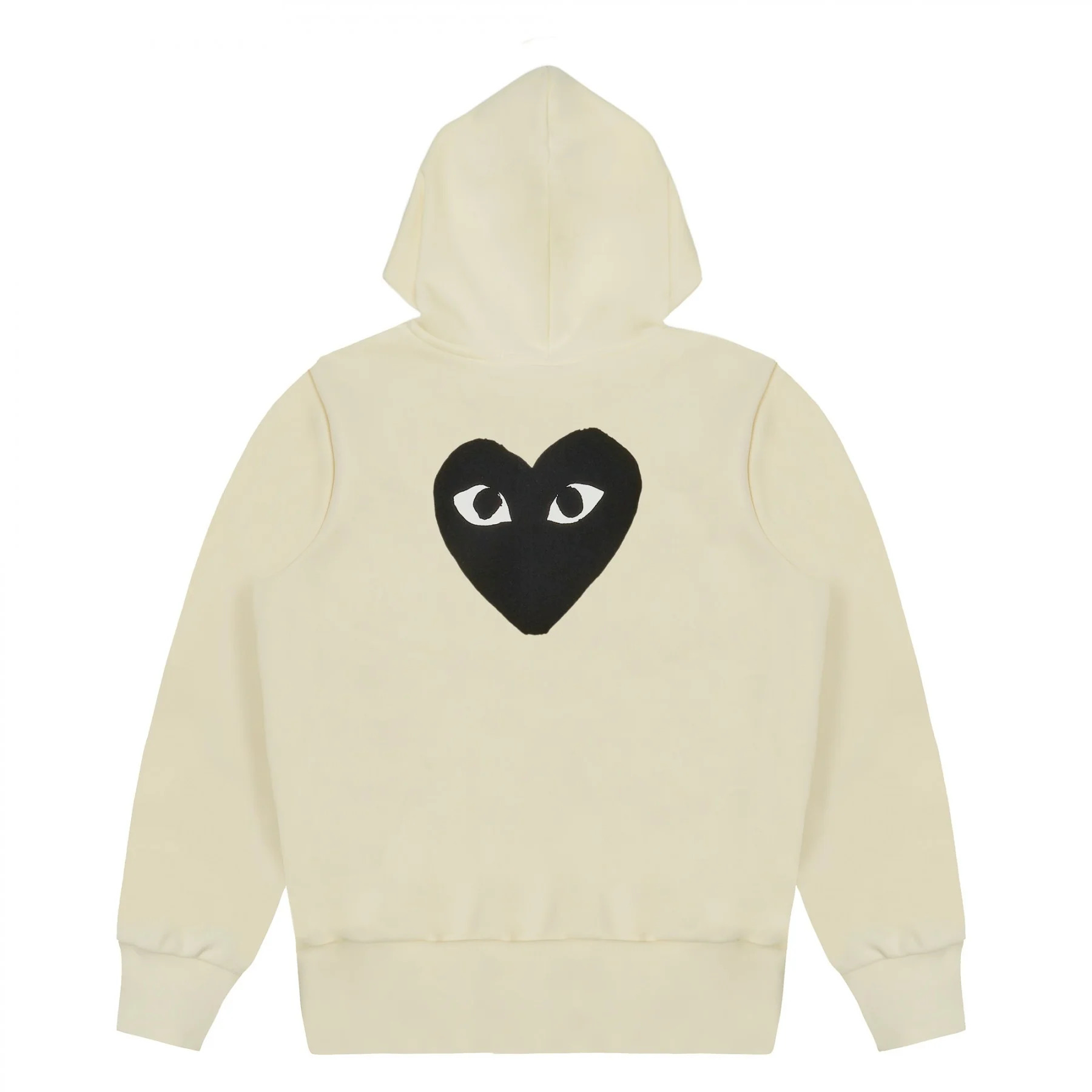ivory hoodie detail