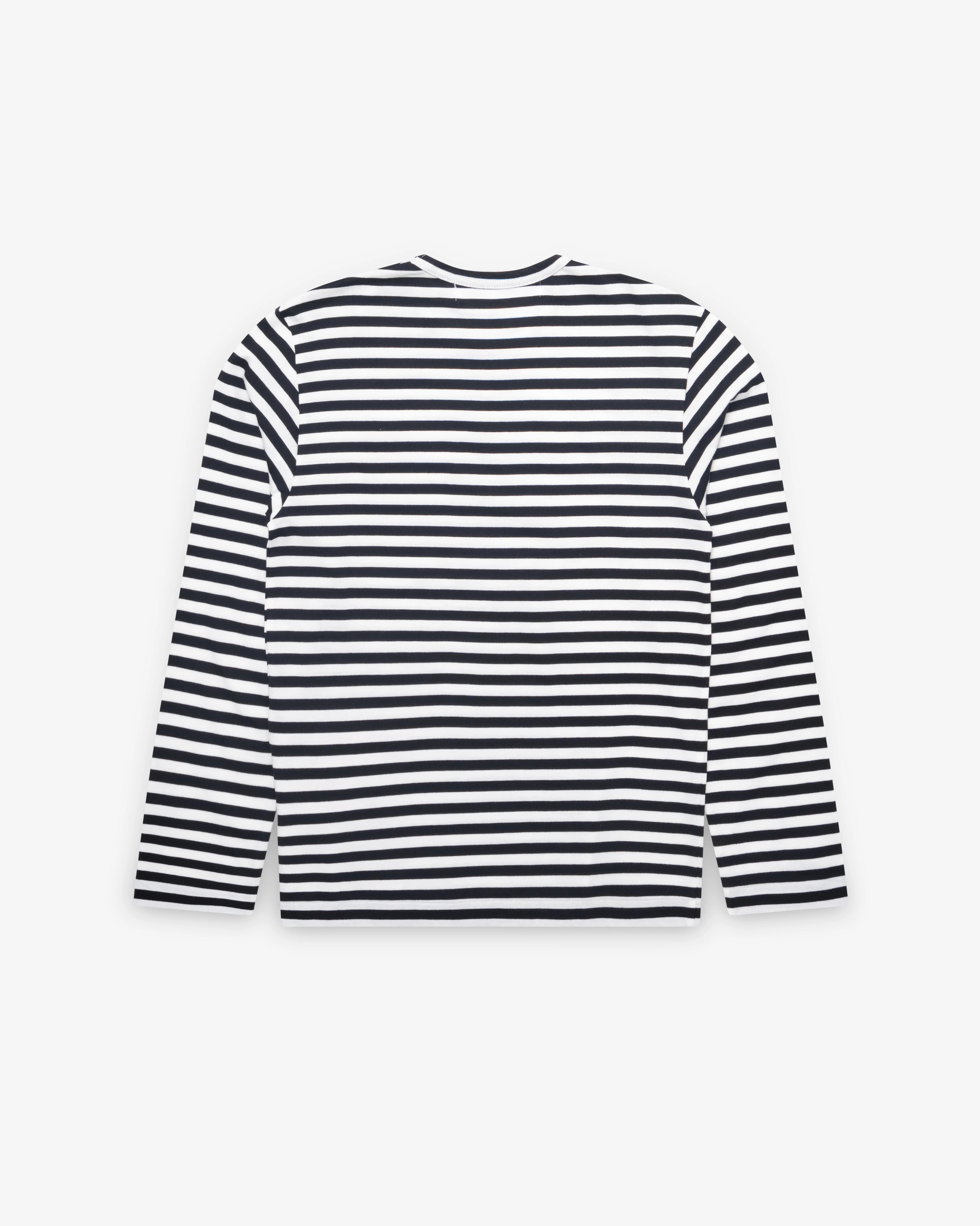 navy/white striped tee