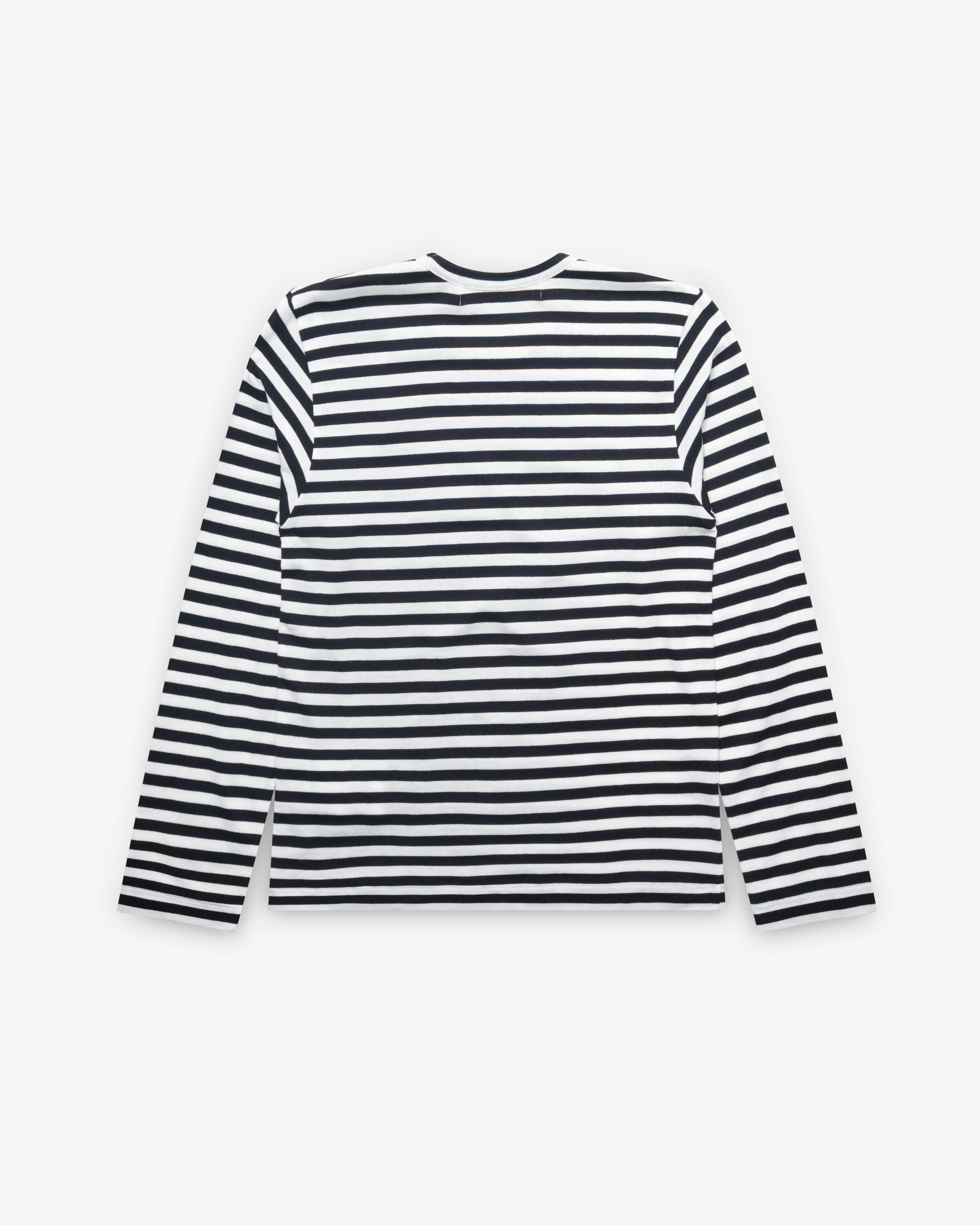 double-heart striped tee