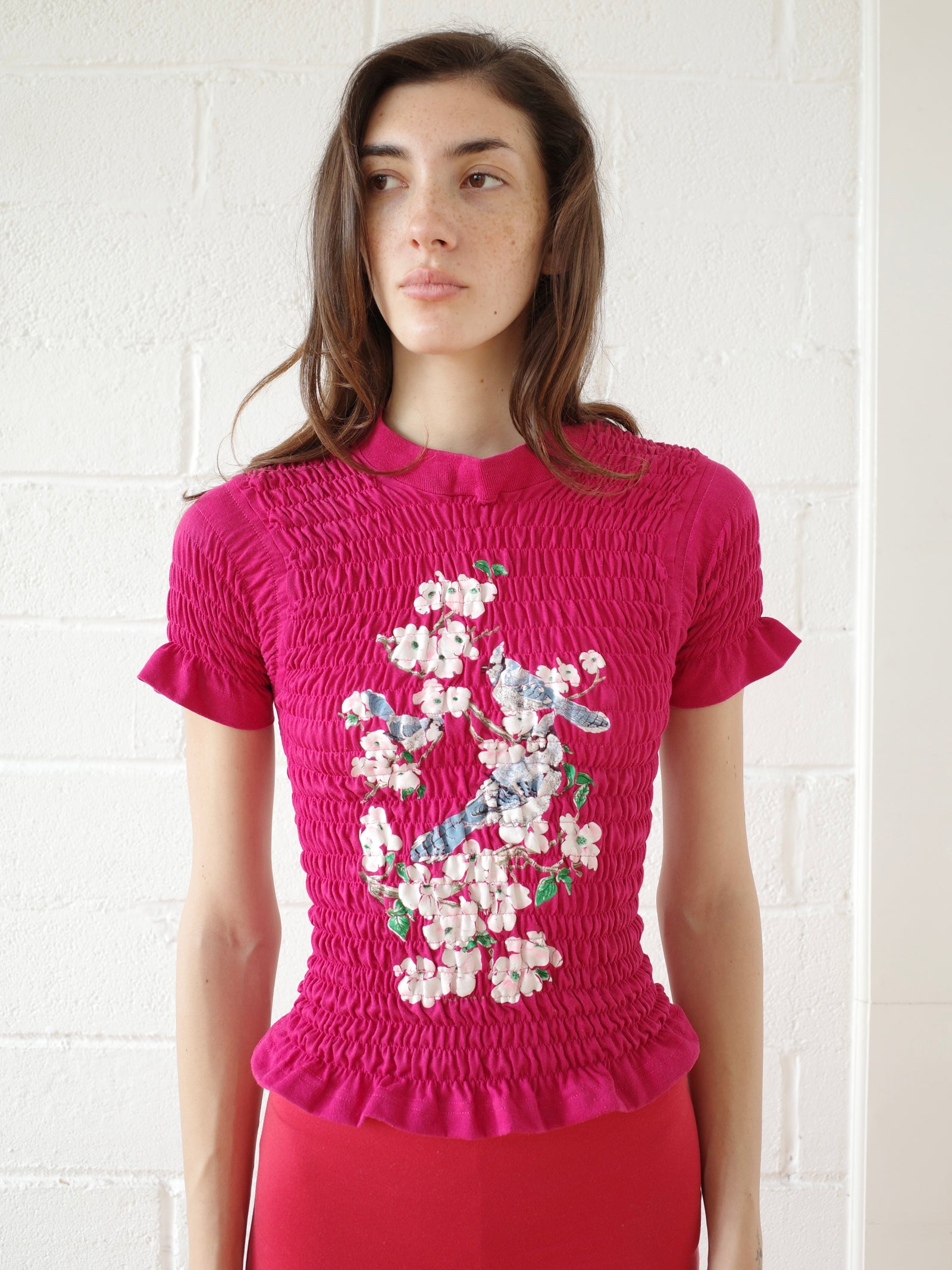Reconstituted Shirred T-shirt
