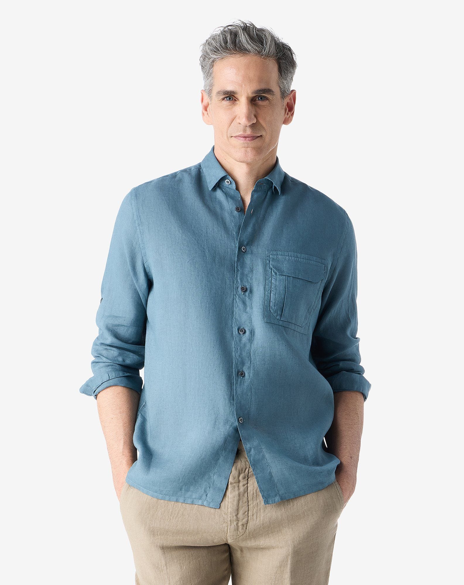 Pure Linen Shirt official gallery view 2