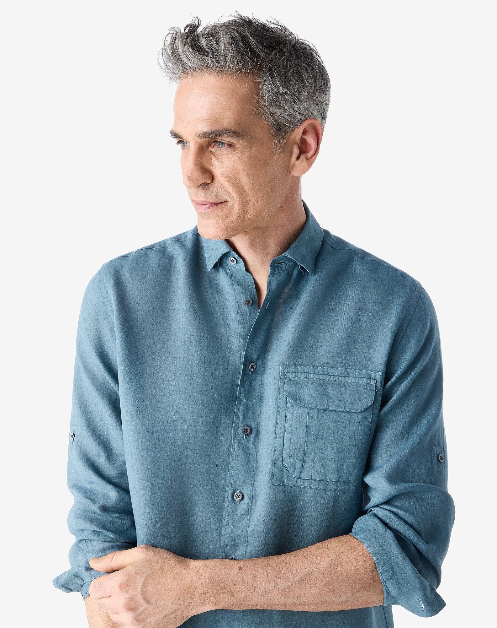 Pure Linen Shirt official gallery view 4