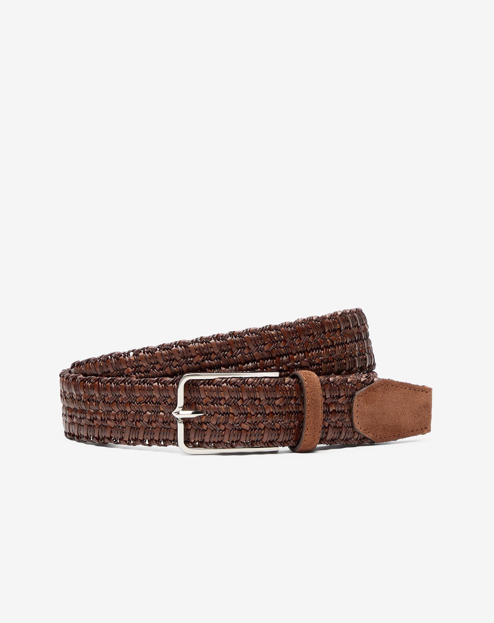Woven Leather Belt