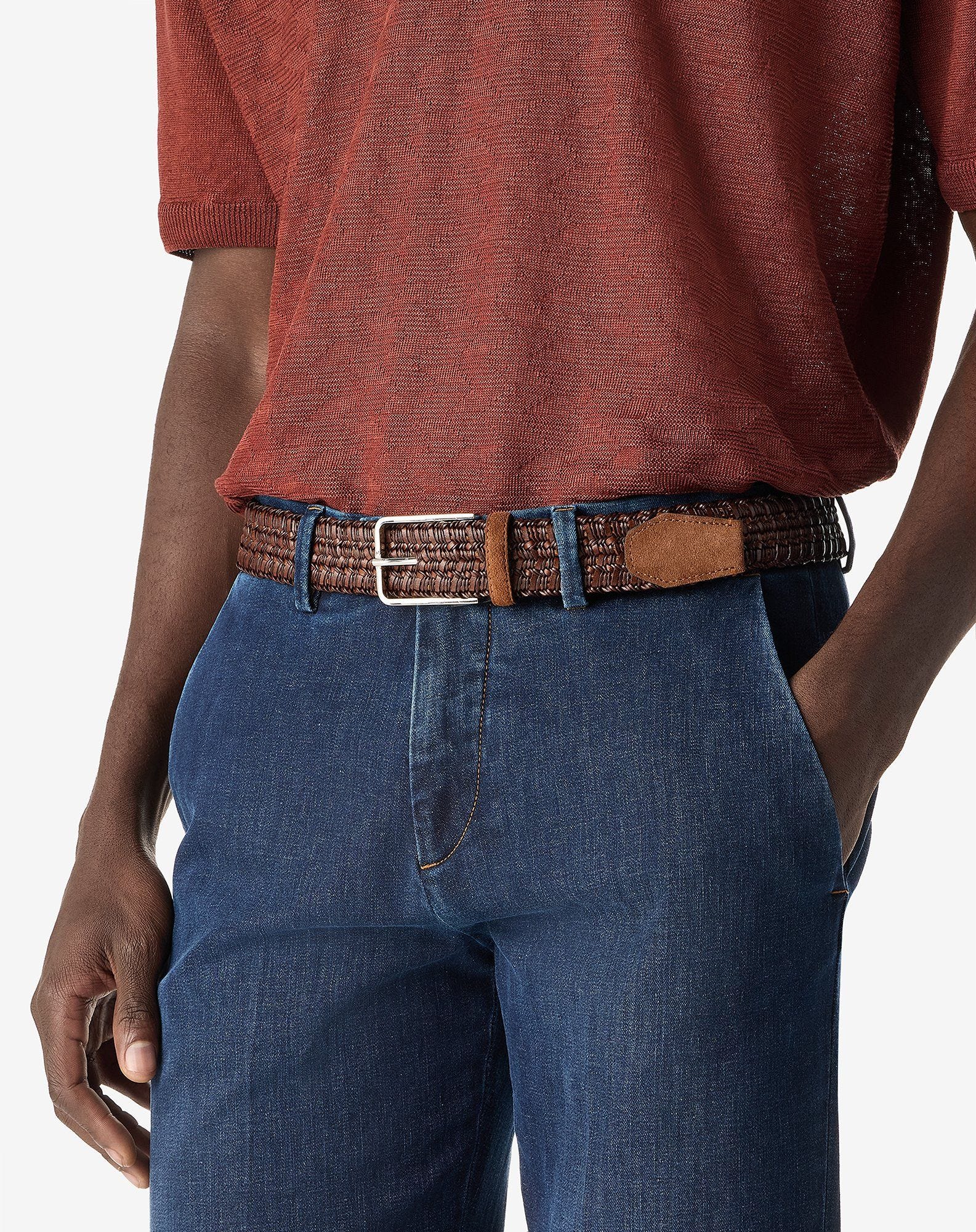 Woven Leather Belt official gallery view 2