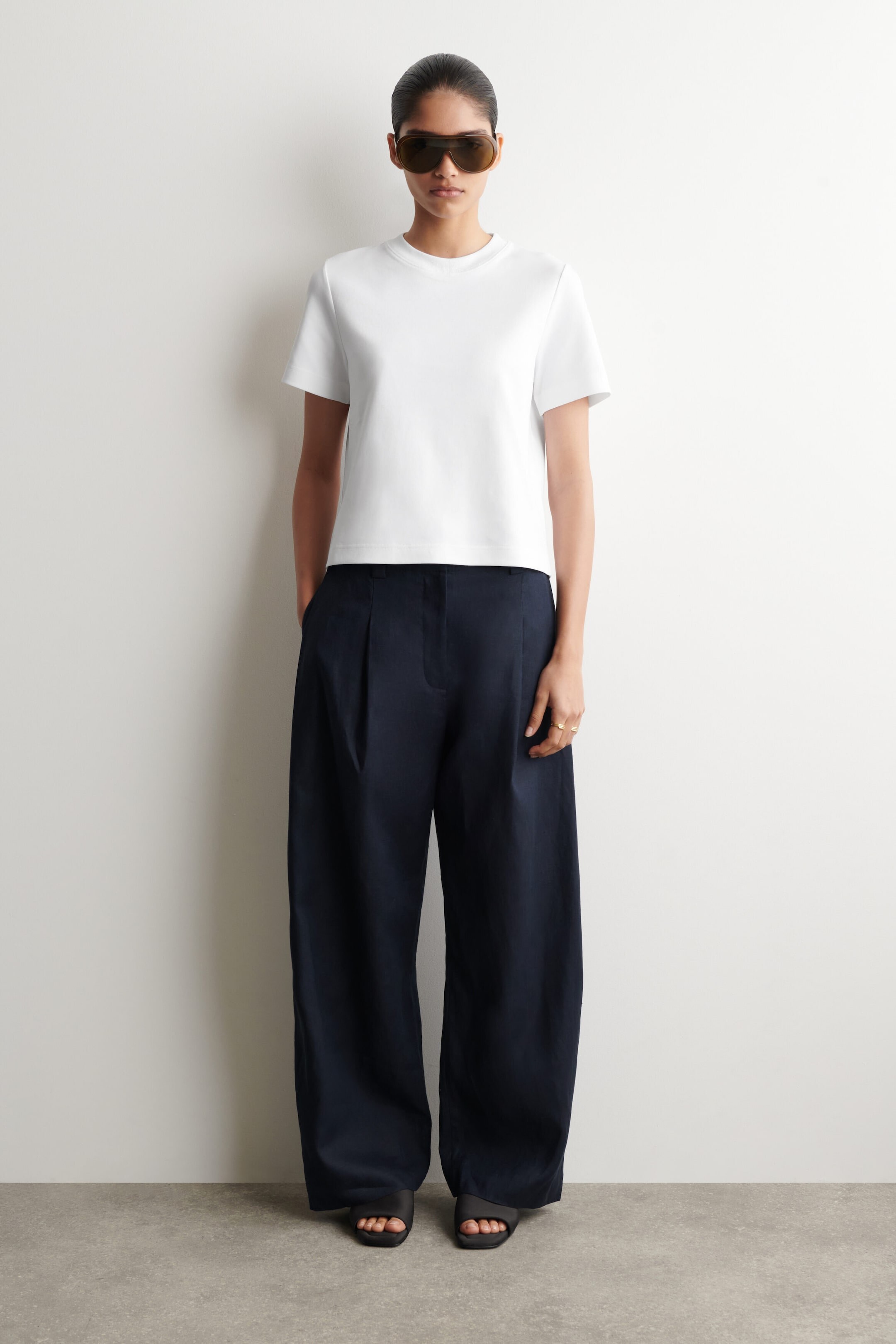 White worn front