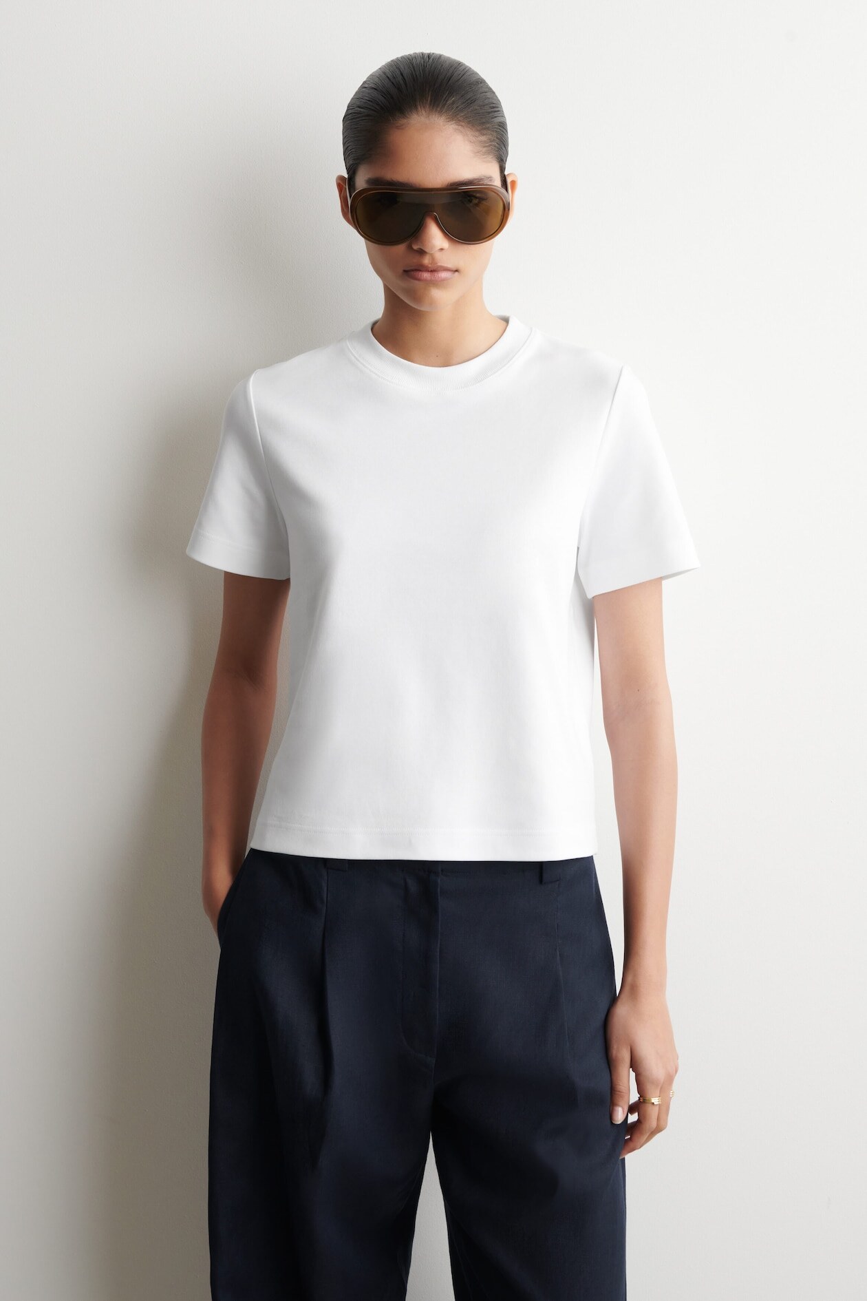 White casual styling