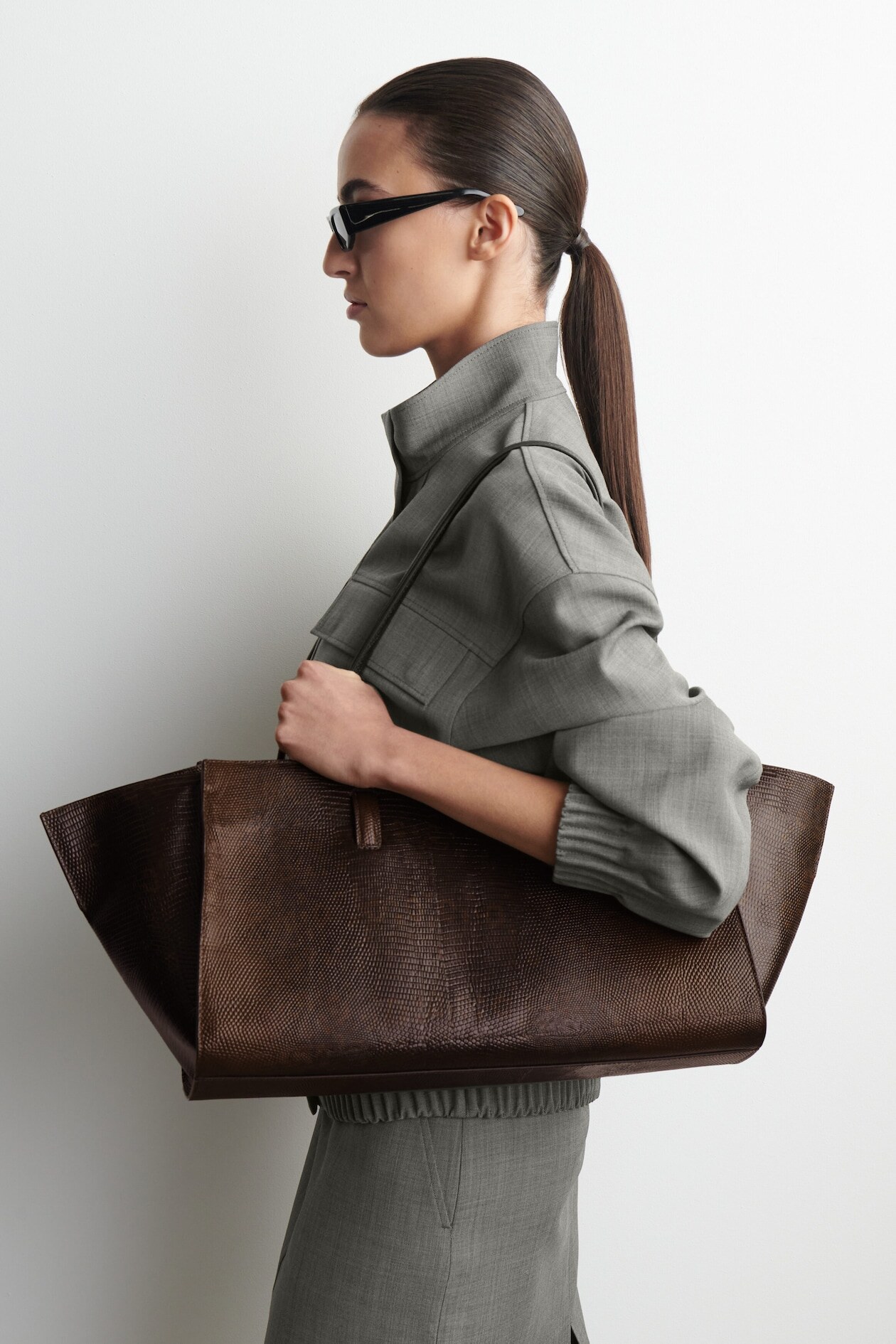 Monument Tote Bag - Leather