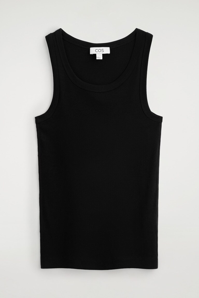 Ribbed Cotton Tank Top
