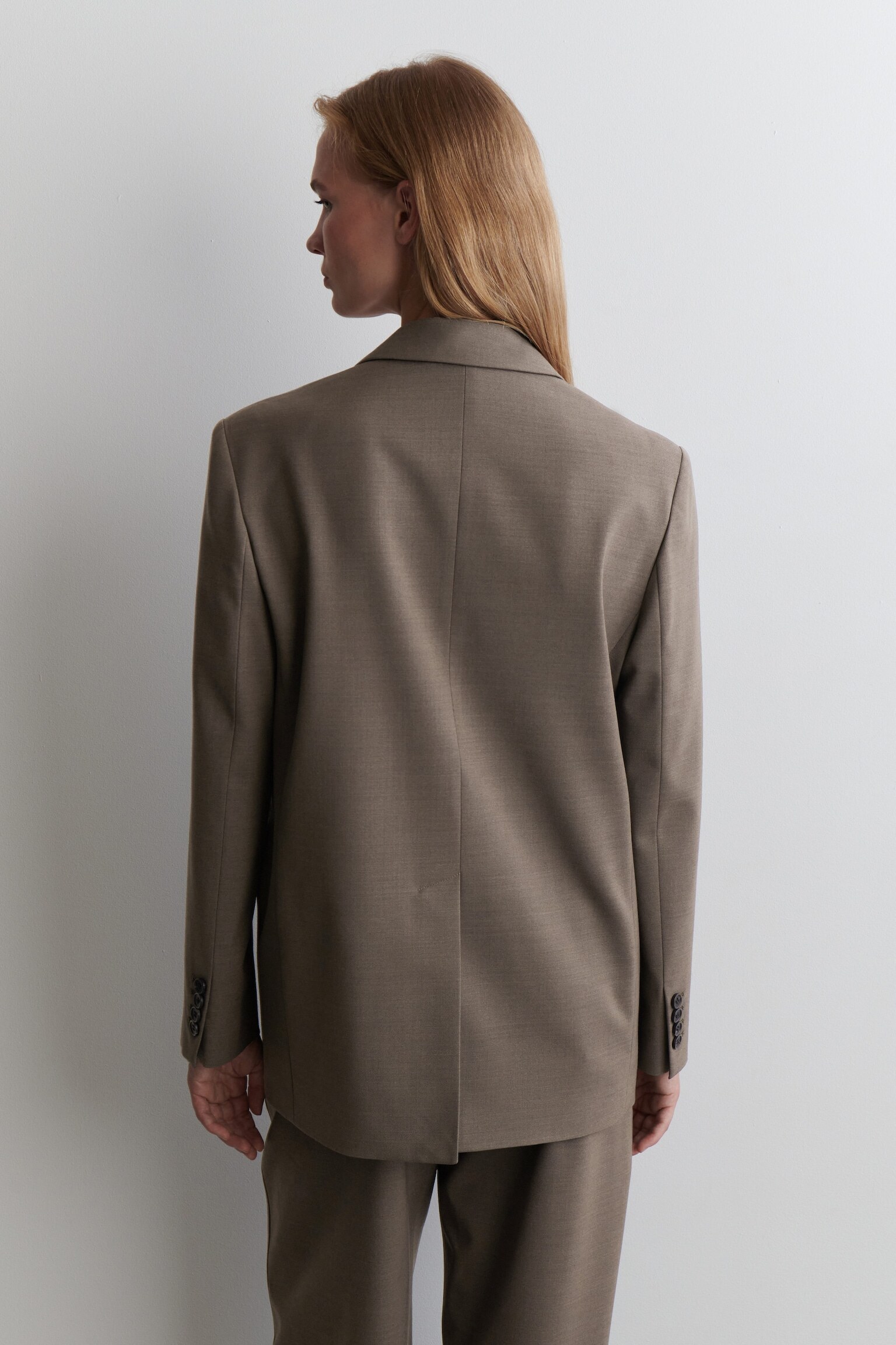 Brown back view
