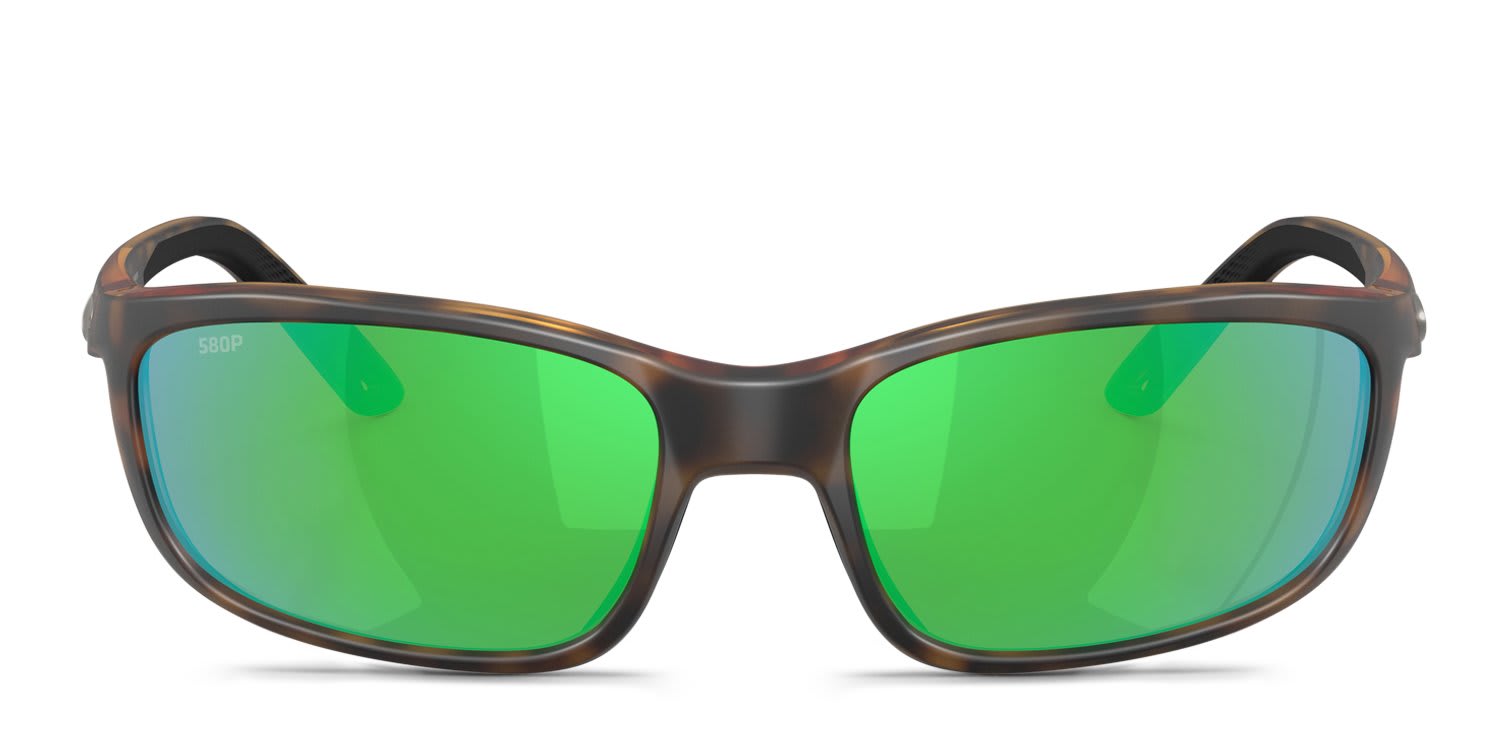 Costa Del Mar 6S9134 Brine Ii tortoise frame with green mirror lenses ...