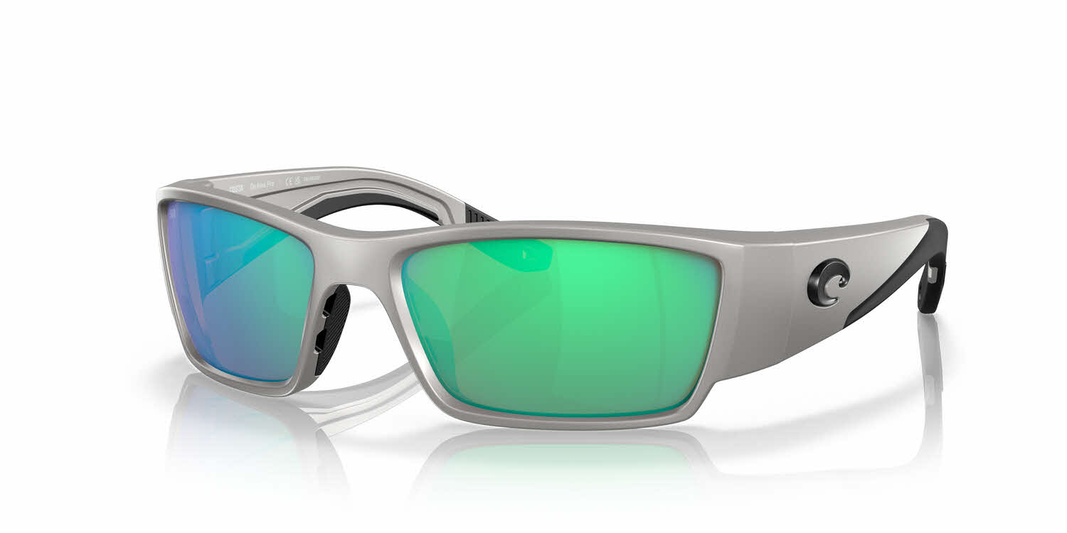 Costa Del Mar Corbina PRO Green Mirror Polarized Glass Men's Sunglasses ...