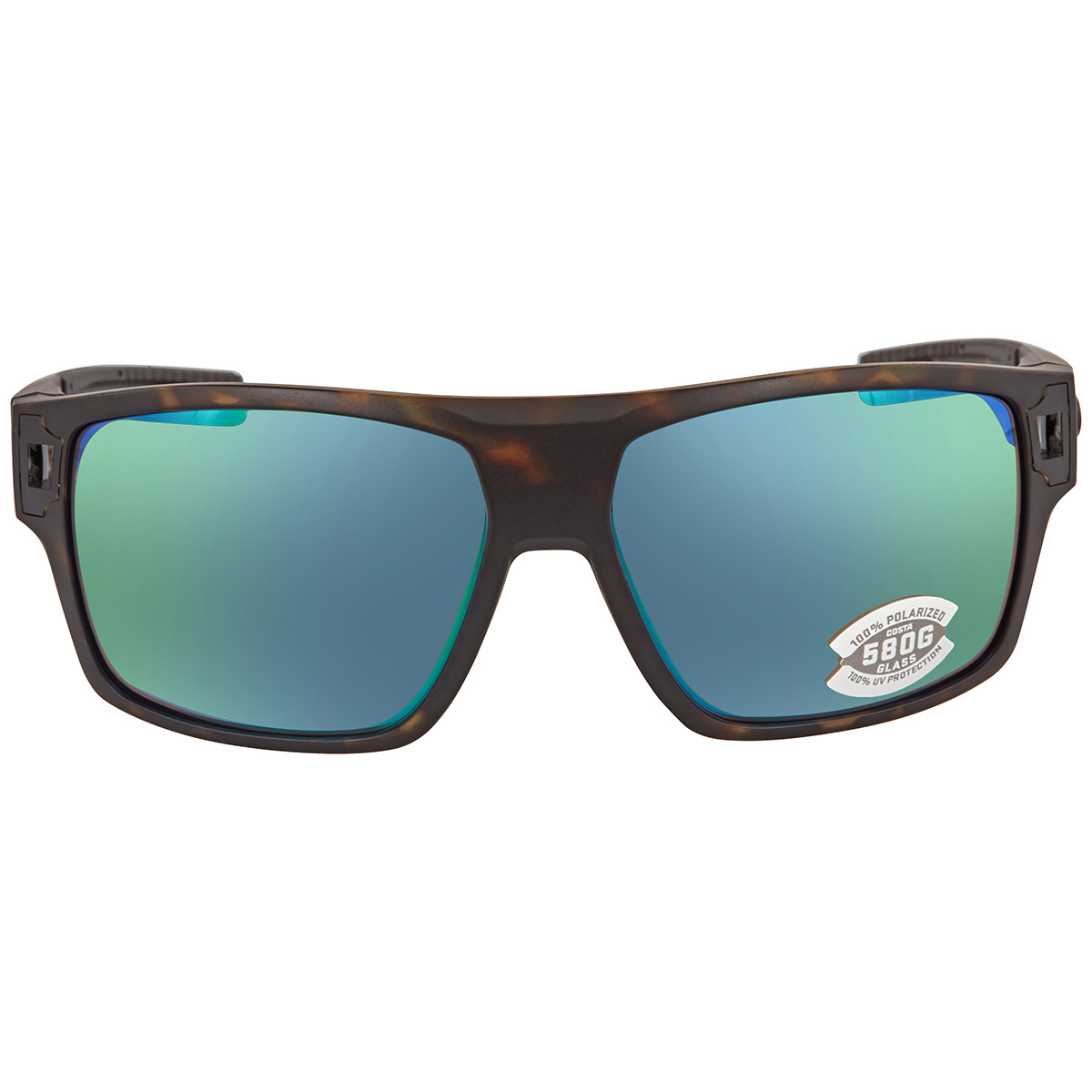 Costa Del Mar DIEGO Green Mirror Polarized Glass Men's Sunglasses ...