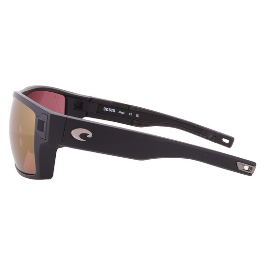 Costa Del Mar DIEGO Gold Mirror Polarized Glass Pilot Men's Sunglasses ...