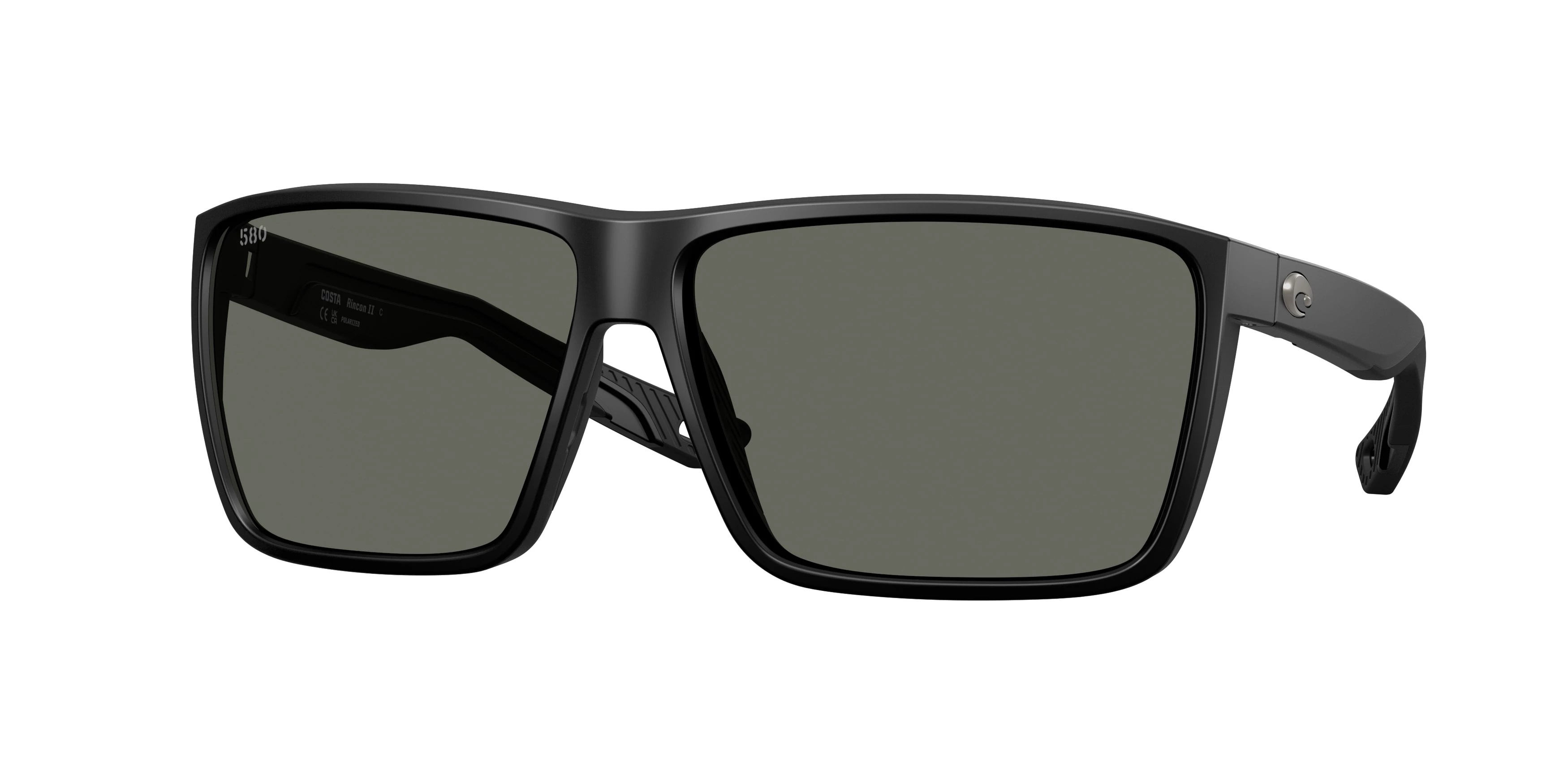 Costa Del Mar RINCON II Grey Polarized Glass Rectangular Men's ...